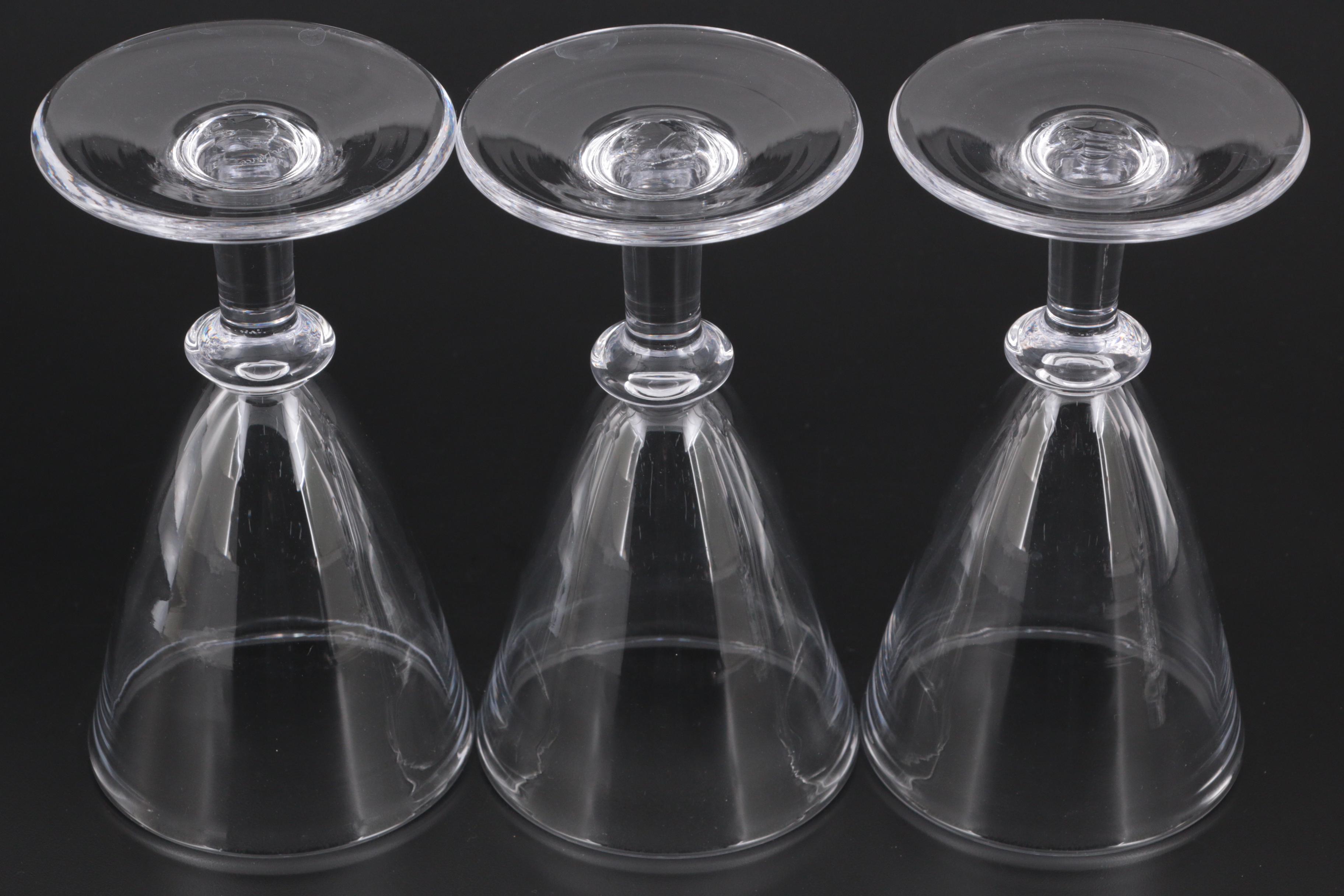 Simon Pearce "Wellesley", "Hartland", and "Cavendish" Glass Stemware