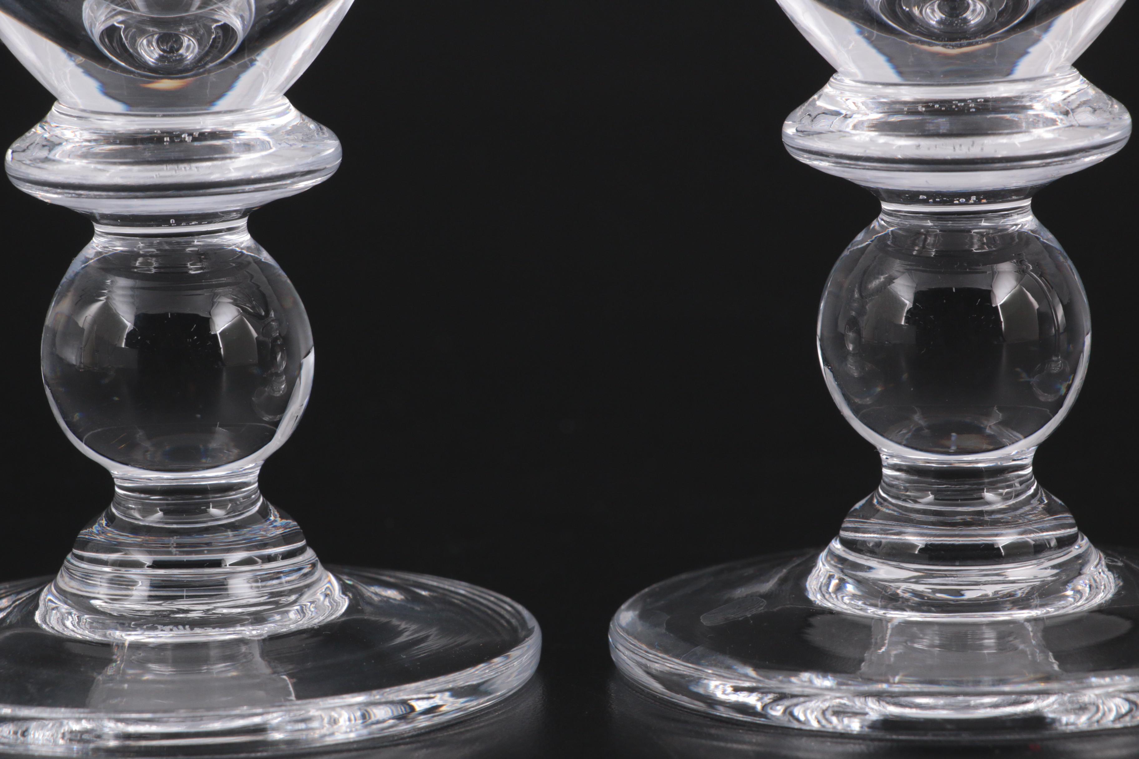 Simon Pearce "Wellesley", "Hartland", and "Cavendish" Glass Stemware