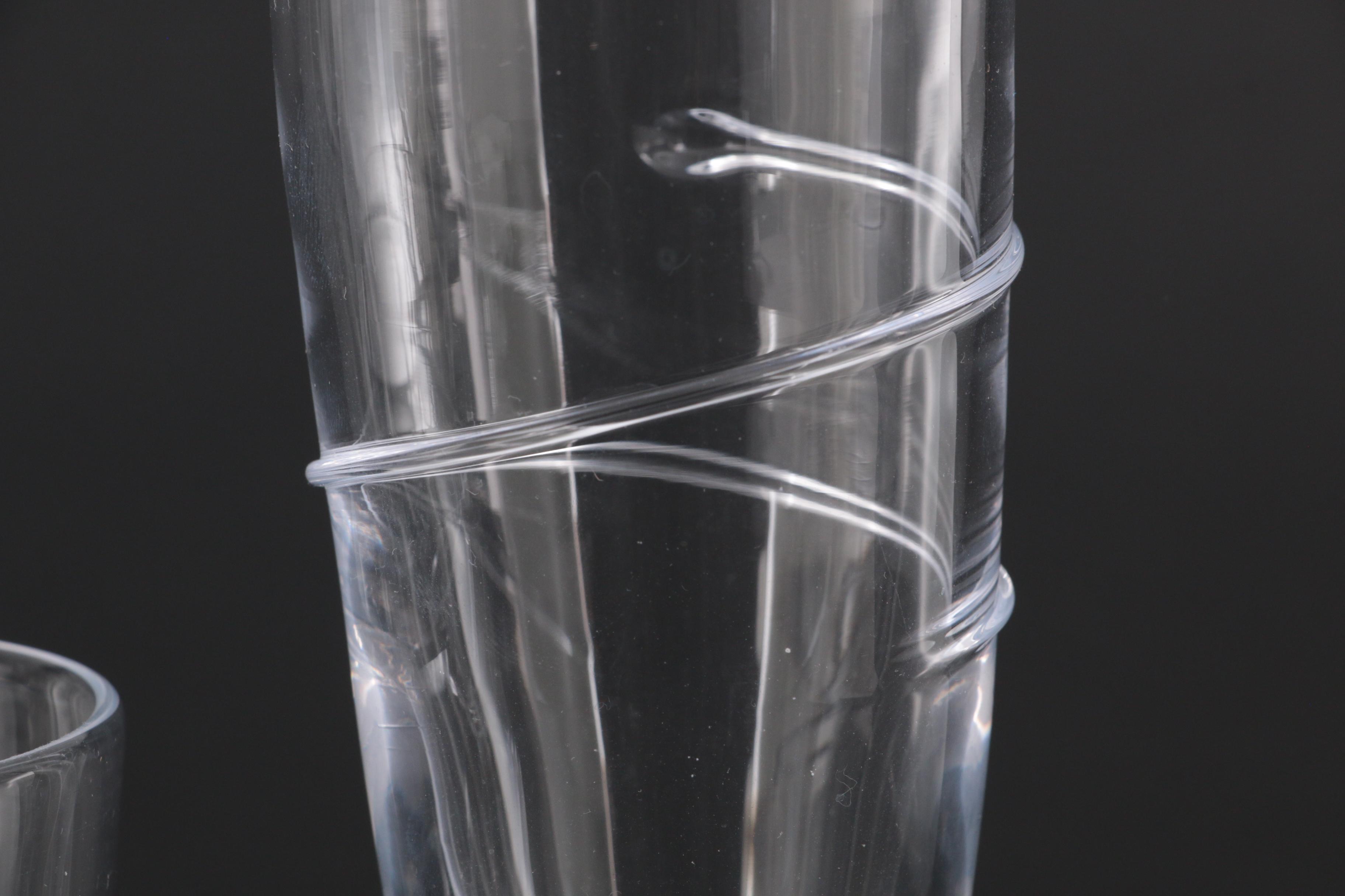 Simon Pearce "Wellesley", "Hartland", and "Cavendish" Glass Stemware