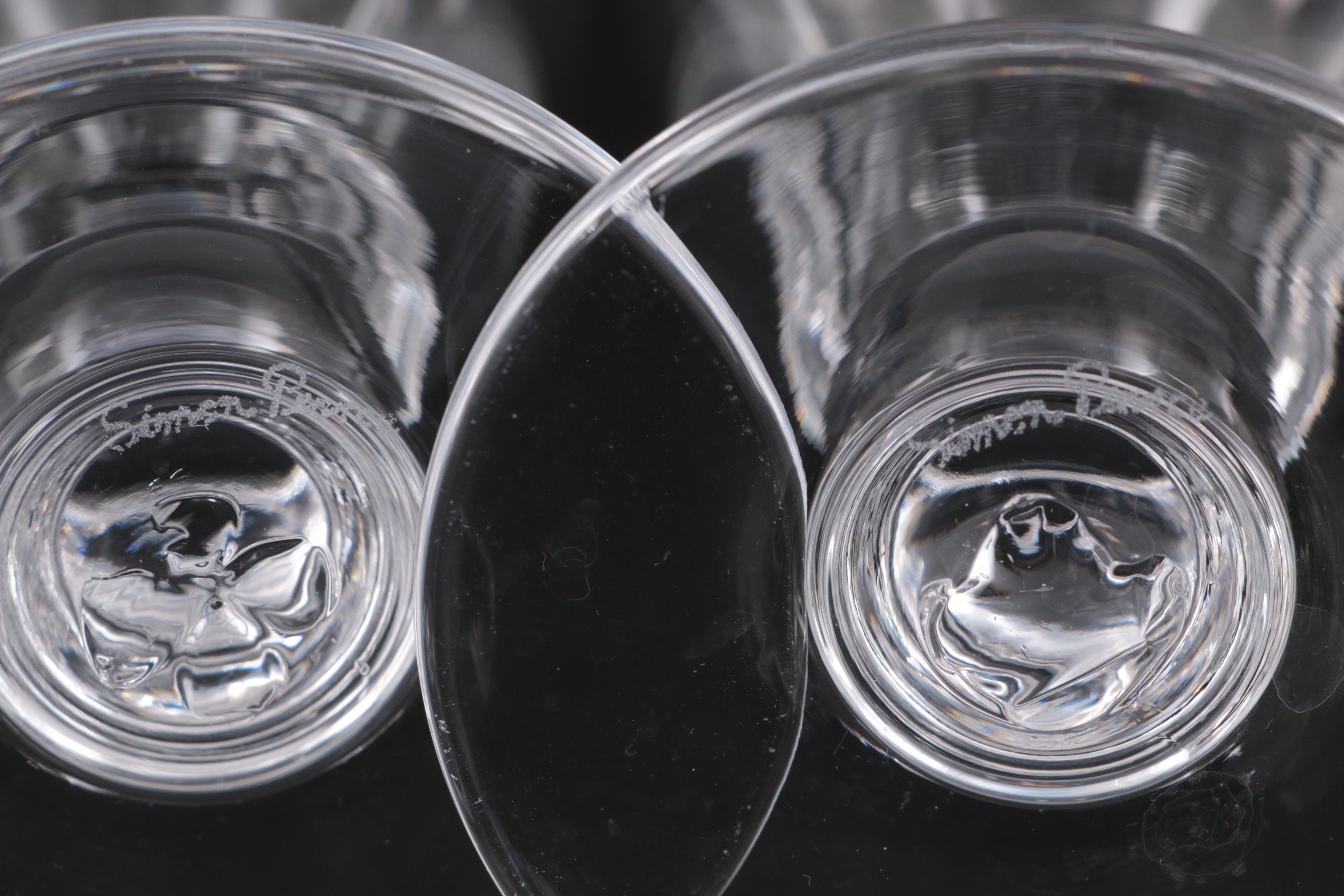 Simon Pearce "Wellesley", "Hartland", and "Cavendish" Glass Stemware