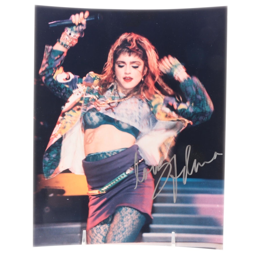 Madonna Signed "Love" Music Publicity Photo Print, COA