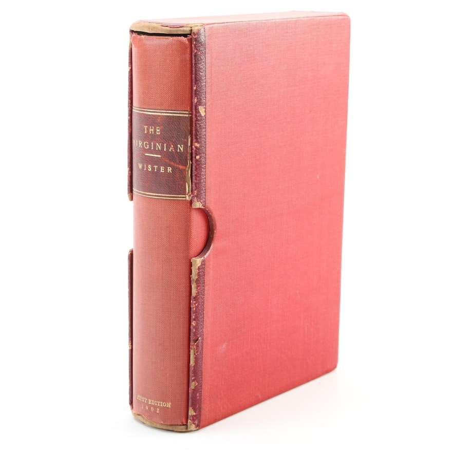 First Edition "The Virginian: A Horseman of the Plains" by Owen Wister, 1902