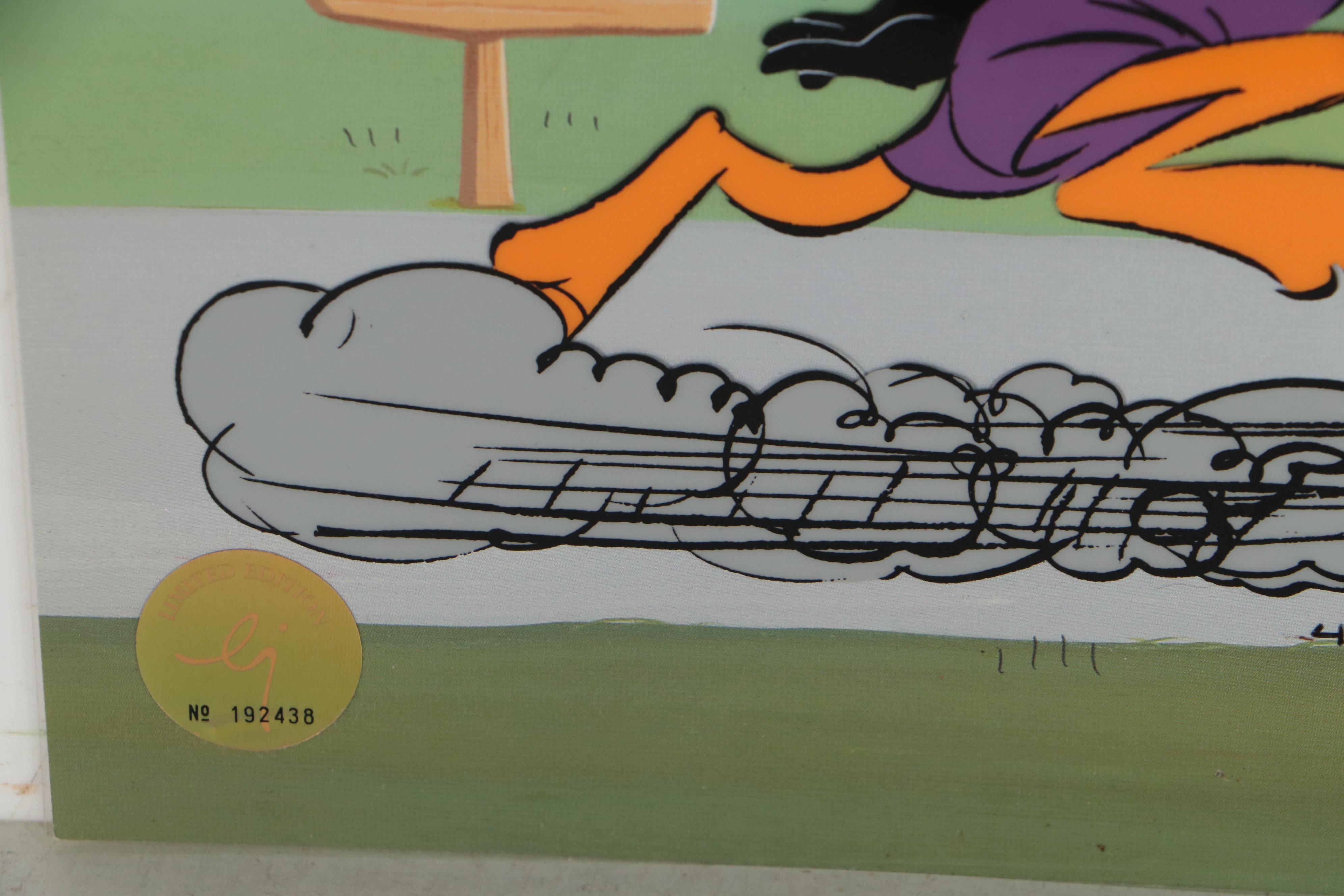 Chuck Jones Hand-Colored Animation Cel "Sausage Factory," 1996