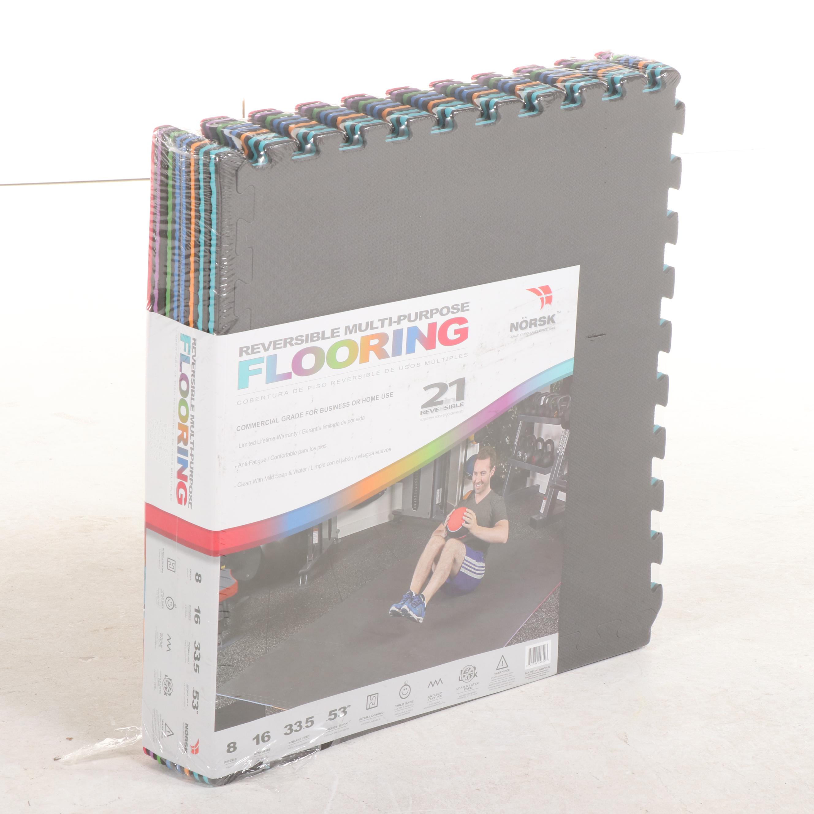 Norsk Foam Reversible Multi-Purpose Anti-Slip Texture Interlocking Flooring