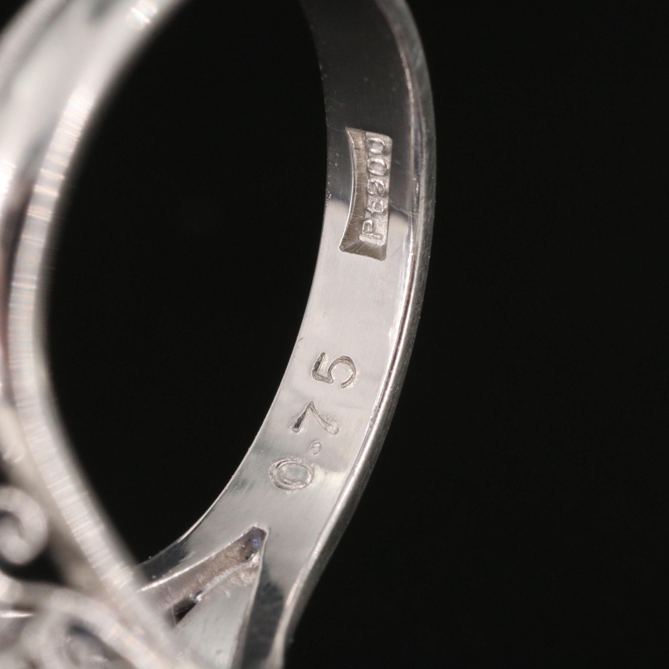 Vintage 15.80 CT Unheated Ceylon Sapphire and Diamond Ring with GIA Report