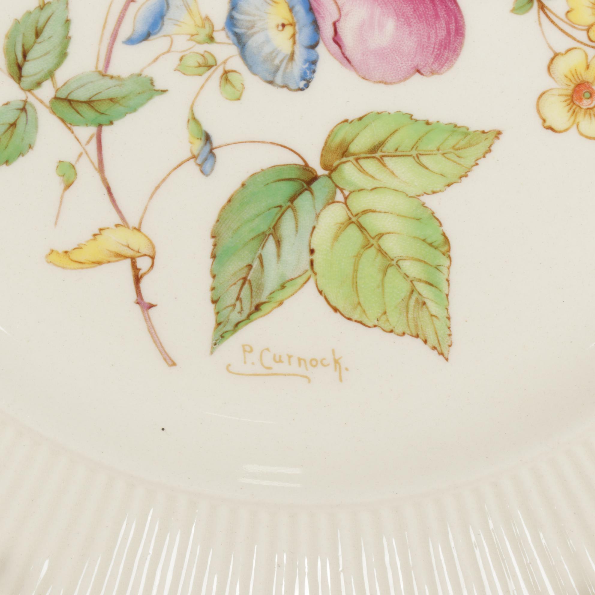 Royal Doulton "Curnock Rose" Bone China  Plates, Early to Mid 20th Century