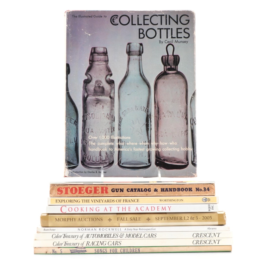 "The Illustrated Guide to Collecting Bottles" by Cecil Munsey and Other Books