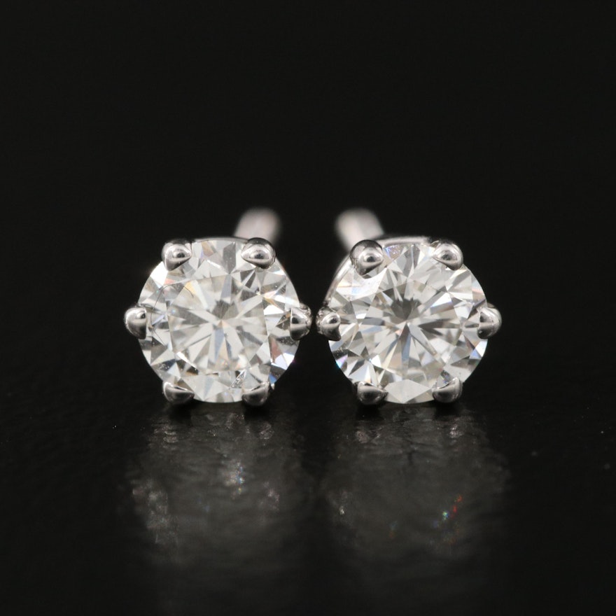 14K 0.46 CTW Diamond Stud Earrings