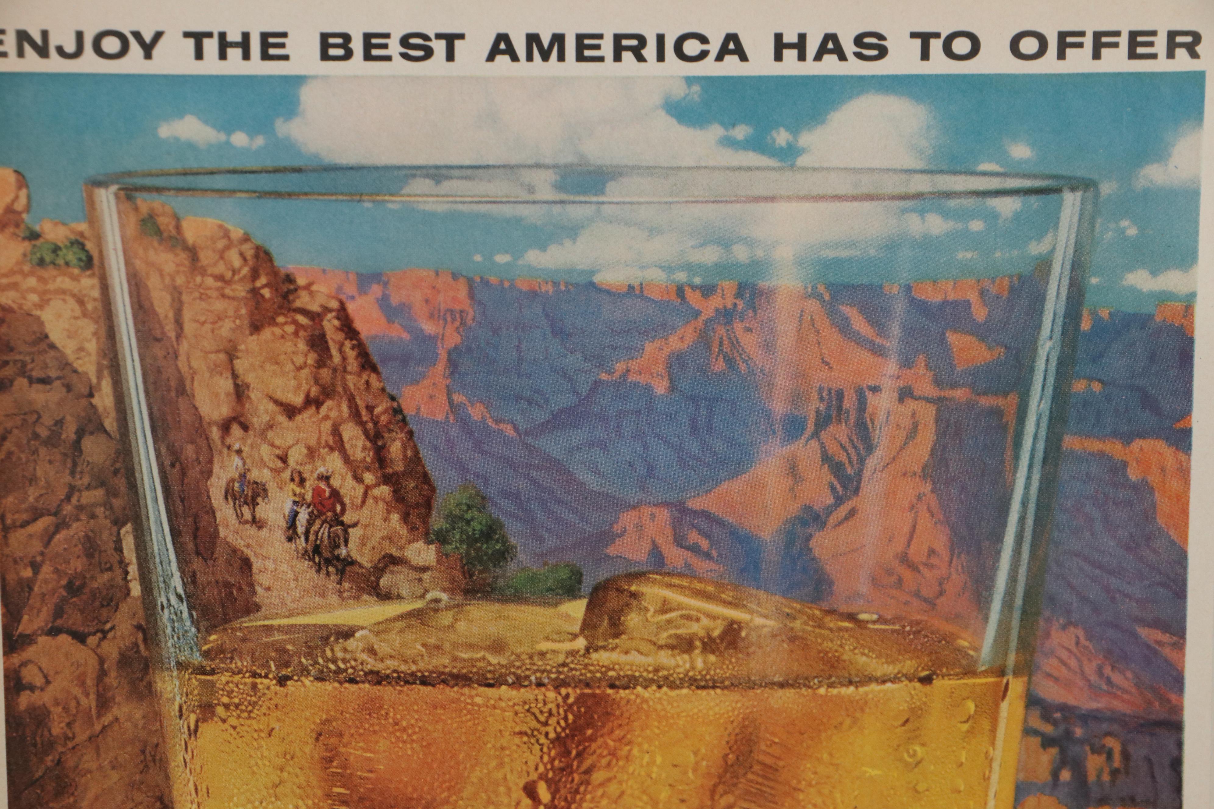 Magazine Advertisement for Old Taylor 86 Bourbon Whiskey, Circa 1950