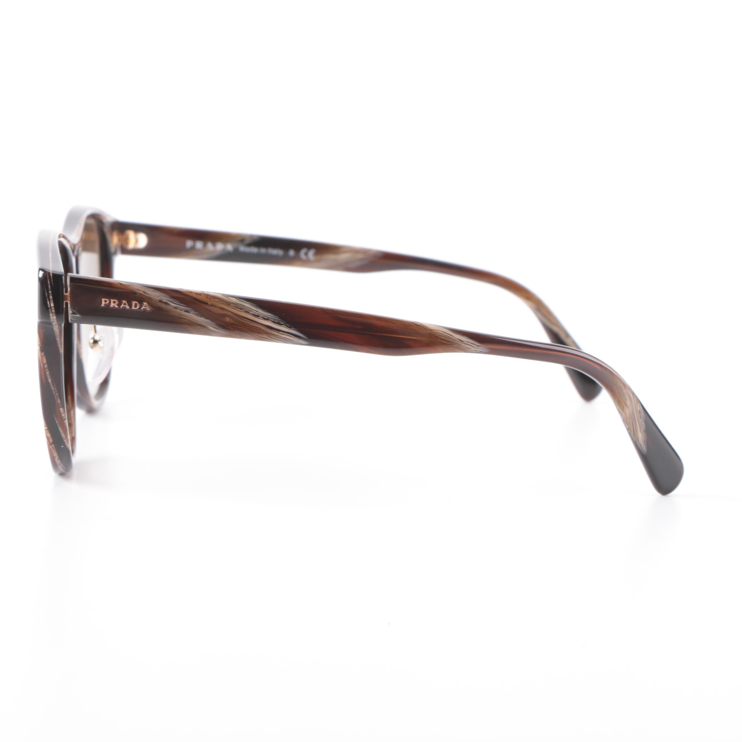 Prada SPR 09U Browline Sunglasses
