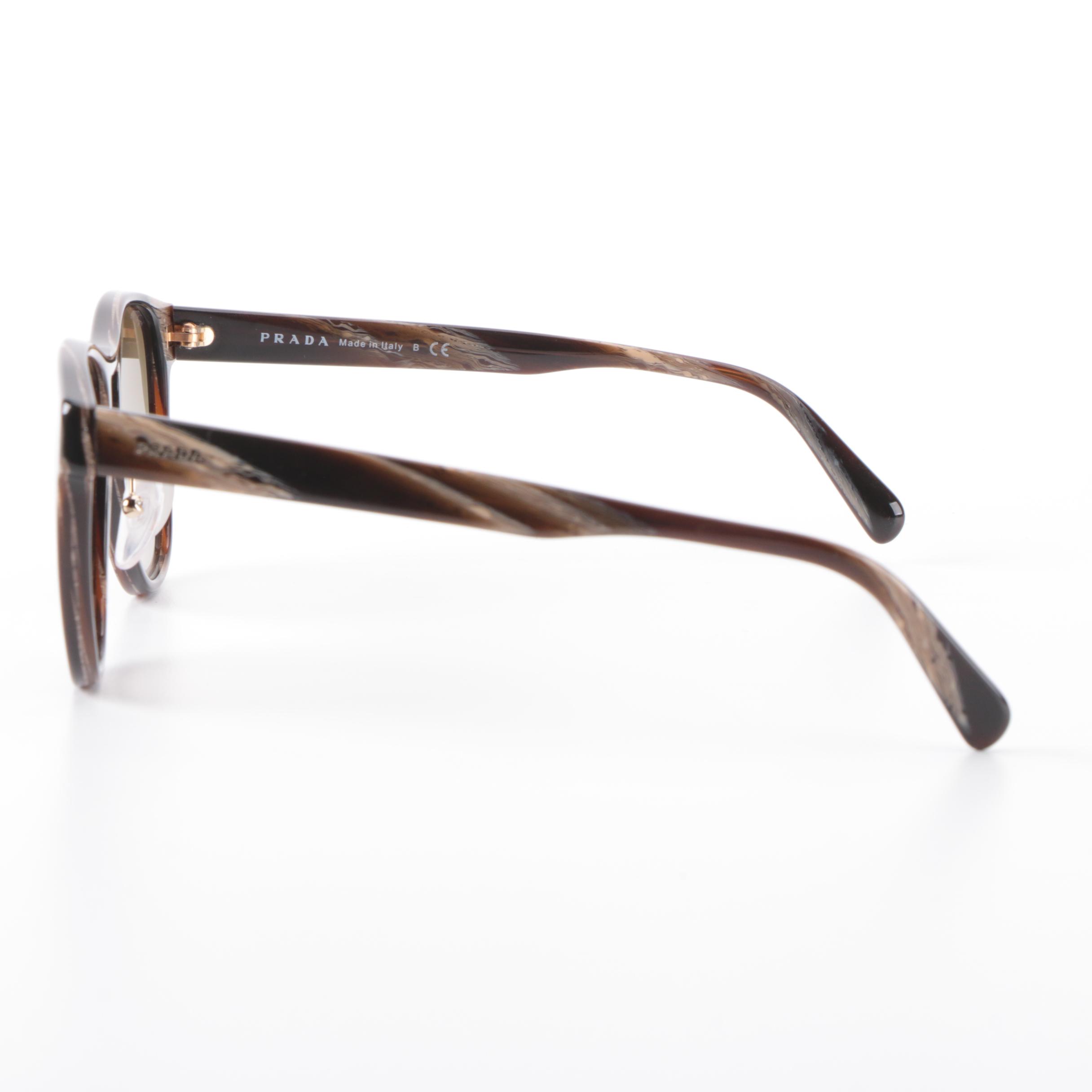 Prada SPR 09U Browline Sunglasses