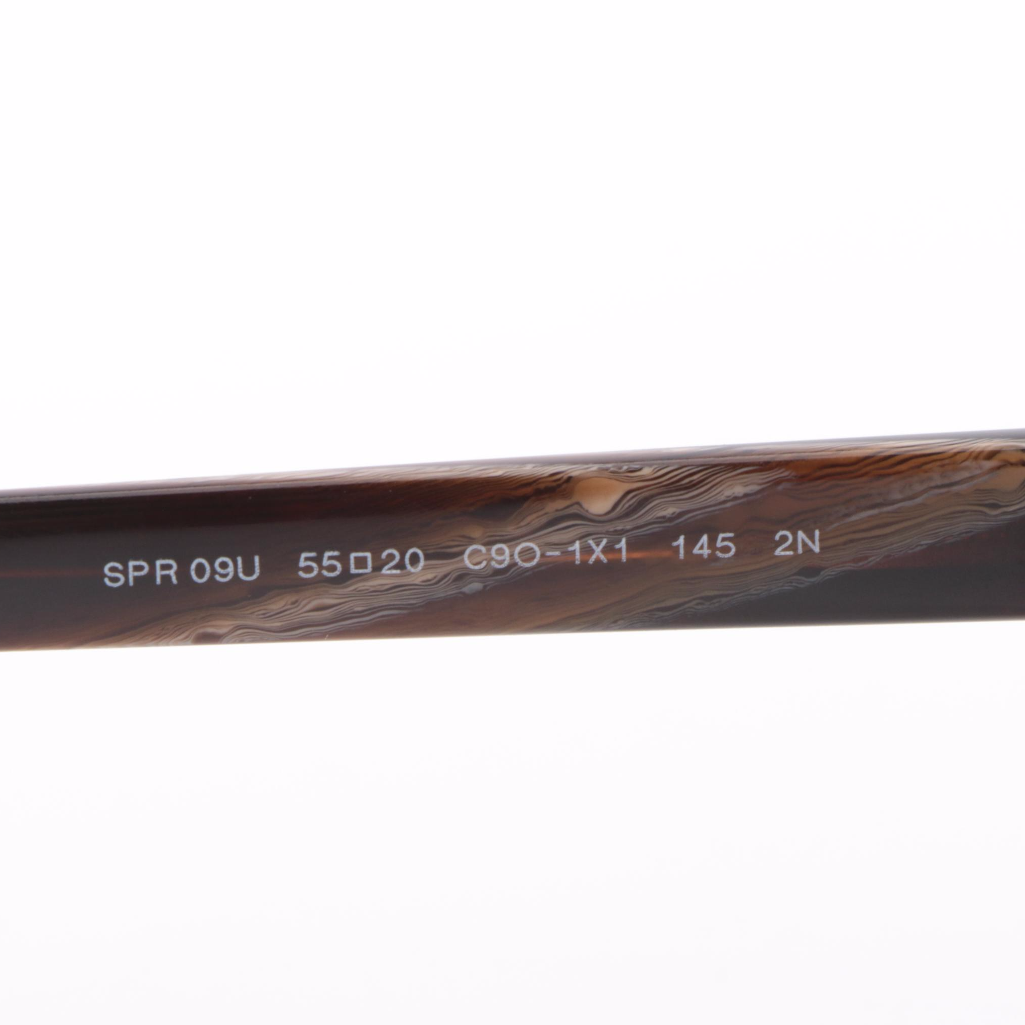 Prada SPR 09U Browline Sunglasses