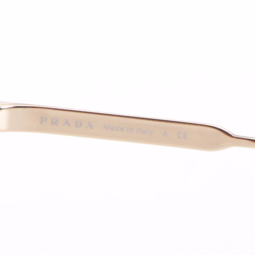 Prada SPR 50U Aviator Sunglasses in Gold Tone with Gradient Lenses