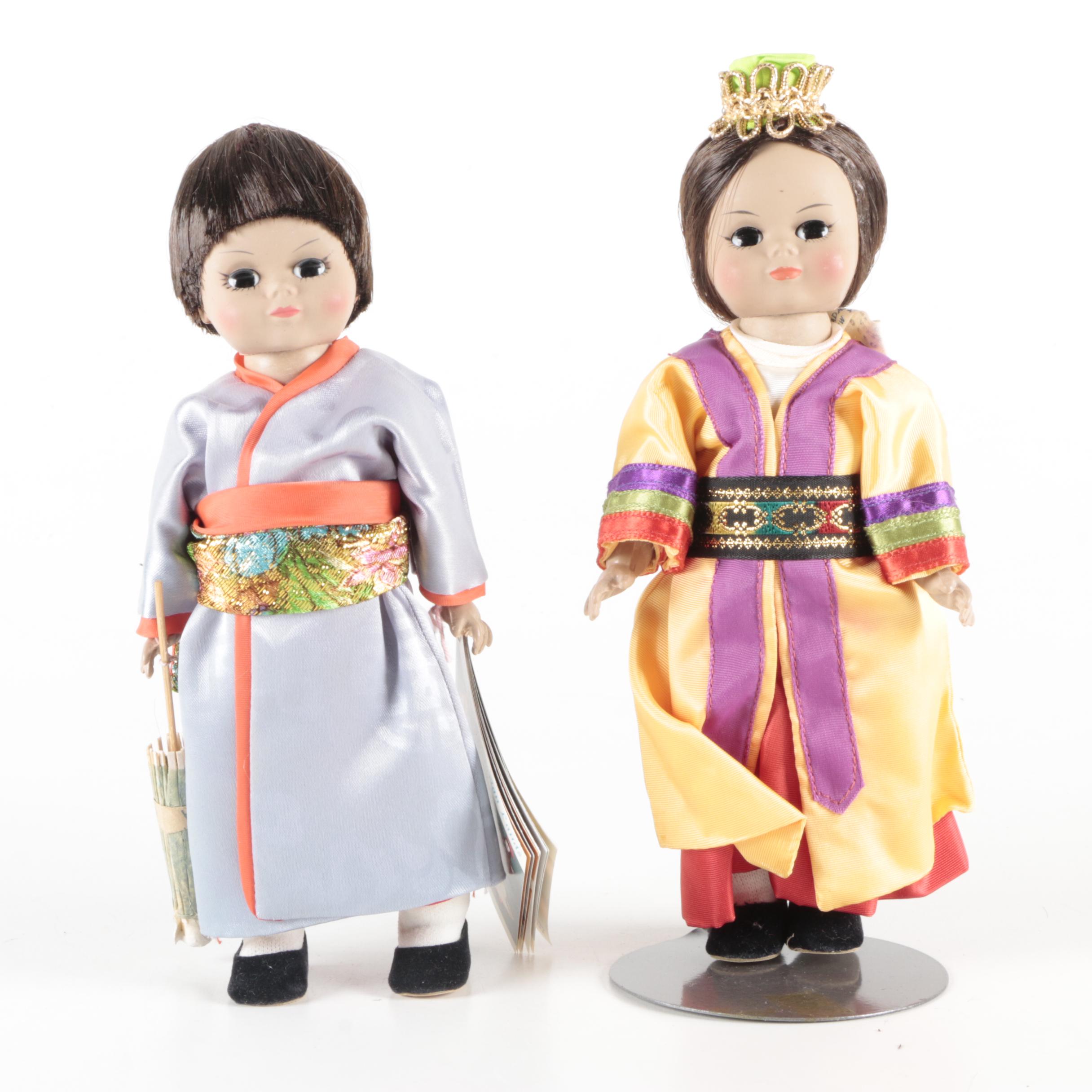 Madame Alexander "Friends from Foreign Lands" and "Storyland" Dolls with Boxes