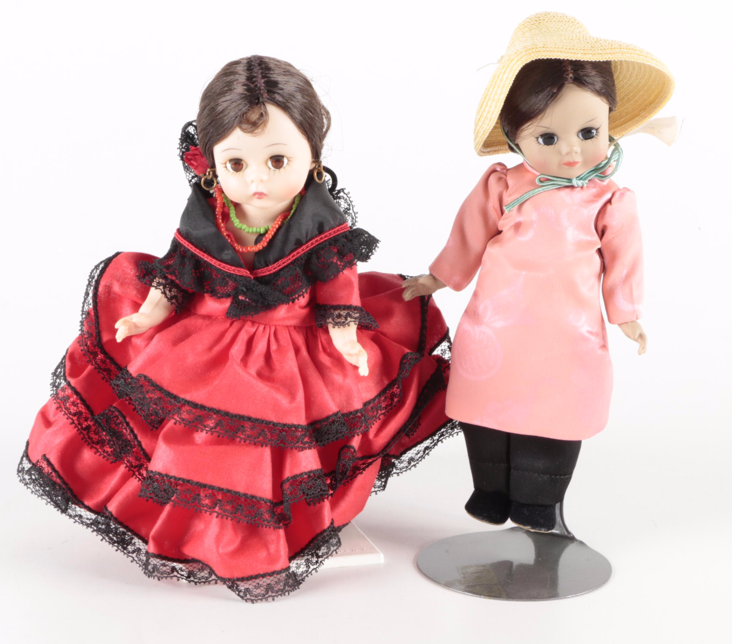 Madame Alexander "Friends from Foreign Lands" and "Storyland" Dolls with Boxes