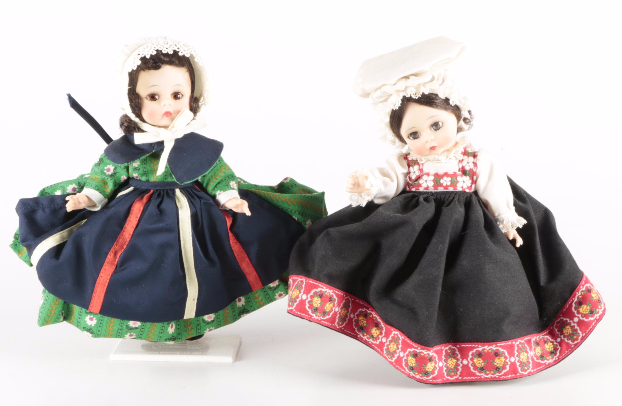 Madame Alexander "Friends from Foreign Lands" and "Storyland" Dolls with Boxes