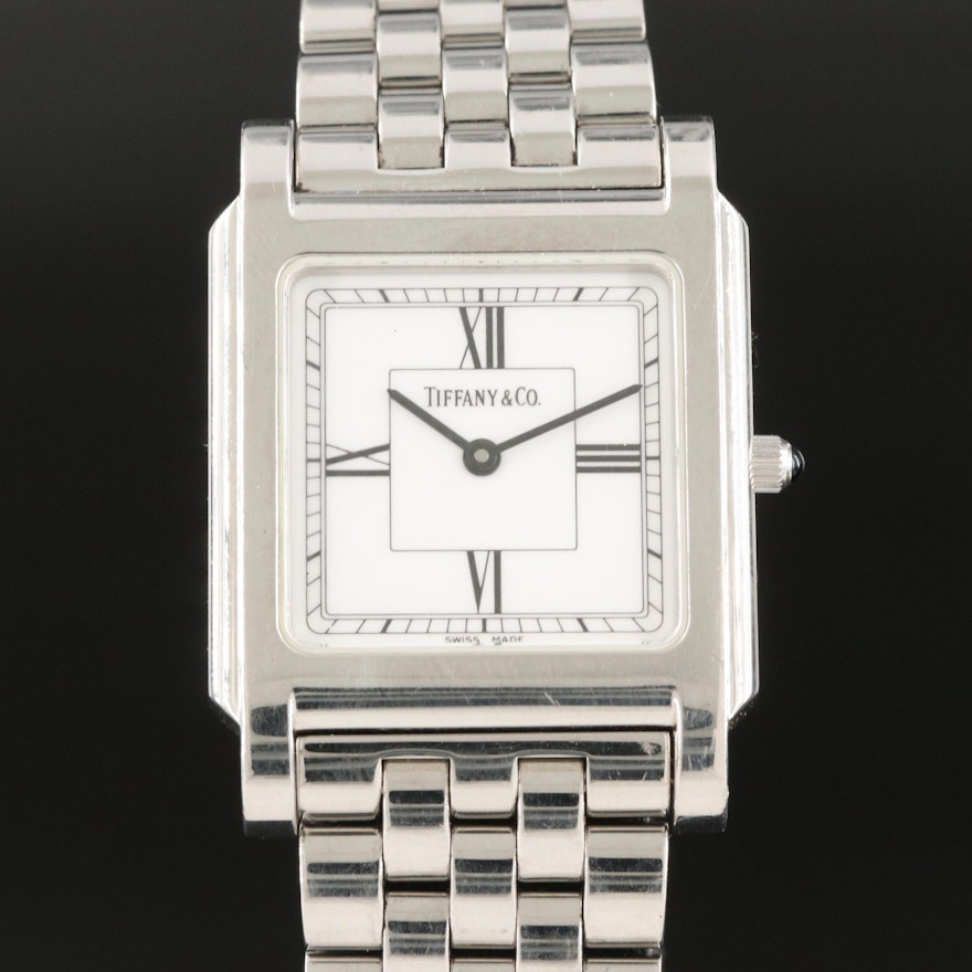 Tiffany & Co. Stainless Steel Quartz Wristwatch