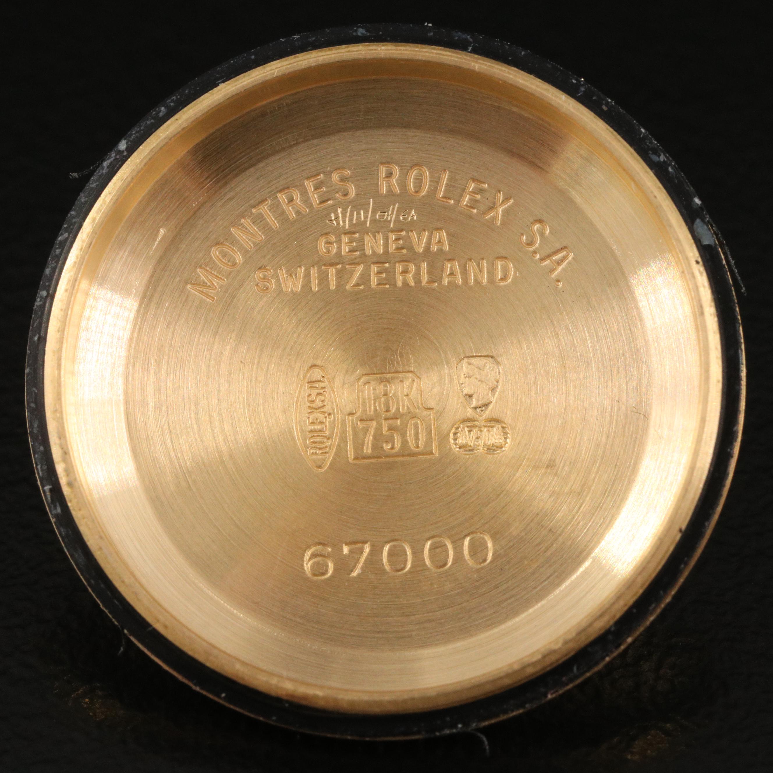 1989 Rolex Oyster Perpetual 18K Automatic Watch