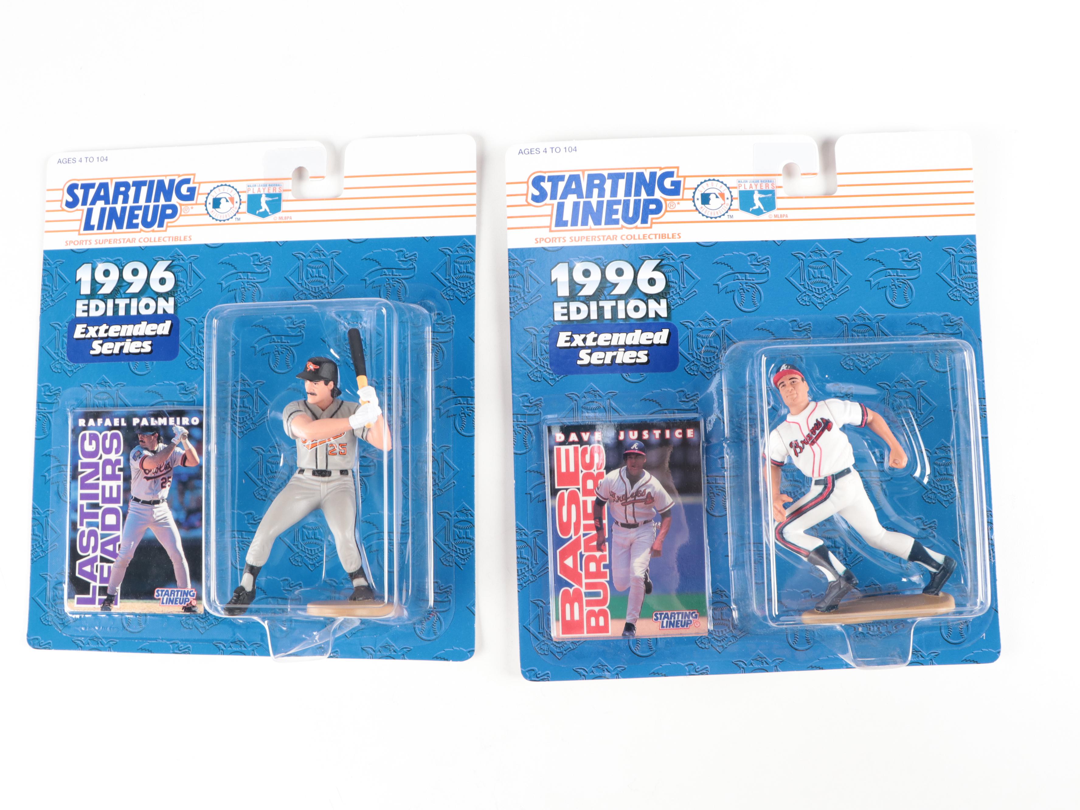 Kenner 1996 MLB Starting Lineup Figures with Albert Belle and Rafael Palmeiro