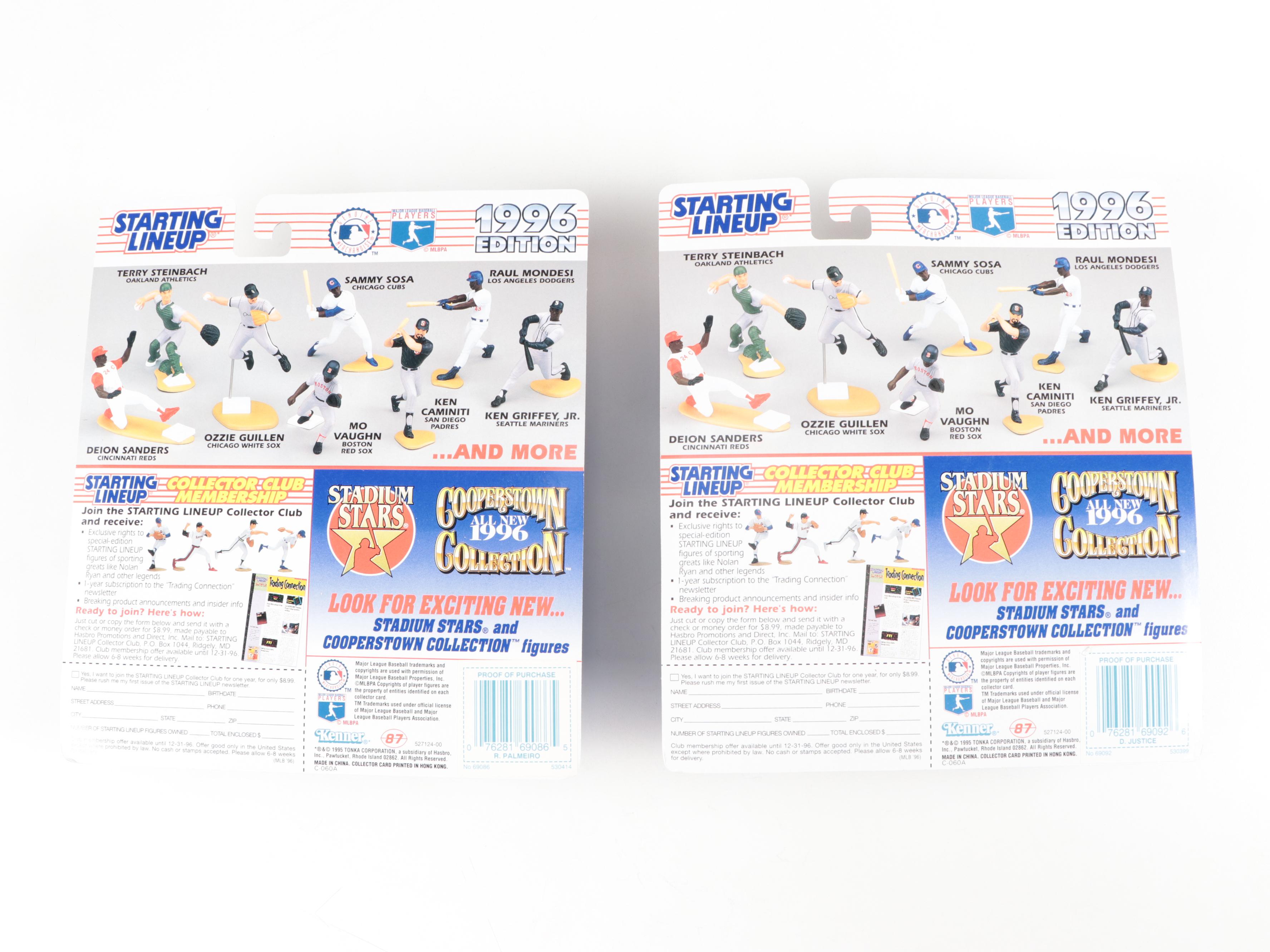 Kenner 1996 MLB Starting Lineup Figures with Albert Belle and Rafael Palmeiro