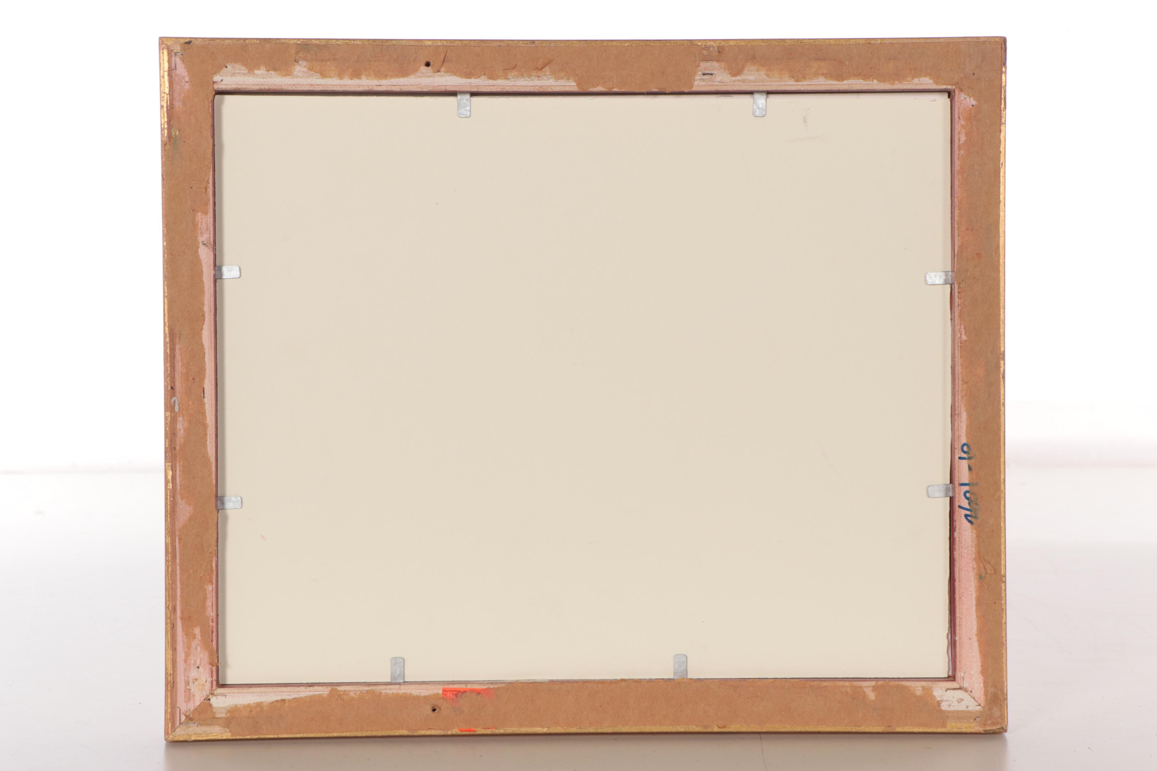 Paul Chidlaw Abstract Landscape Marker Drawing, Mid-20th Century