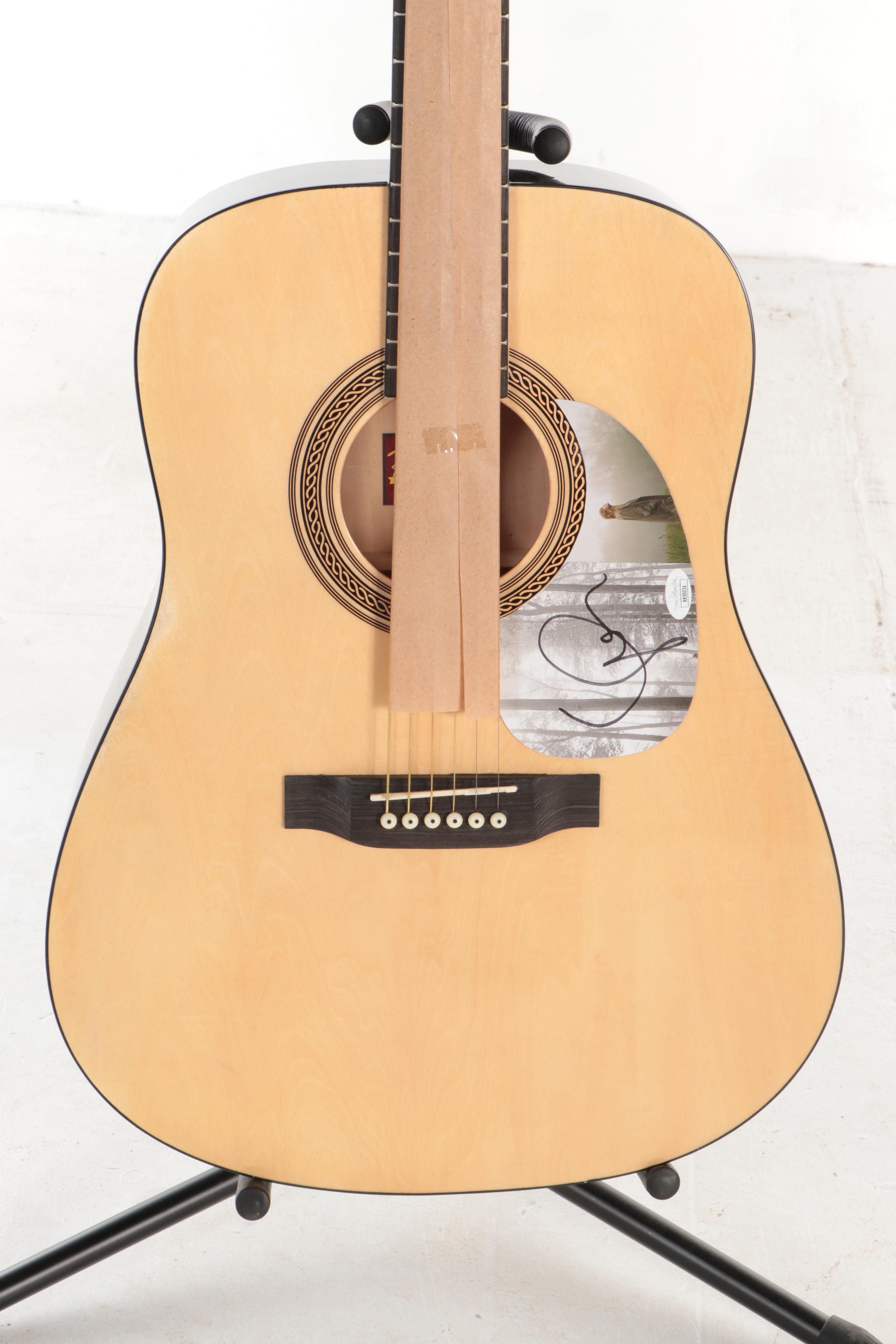 Taylor Swift Autographed Rogue Acoustic Dreadnought Guitar with COA