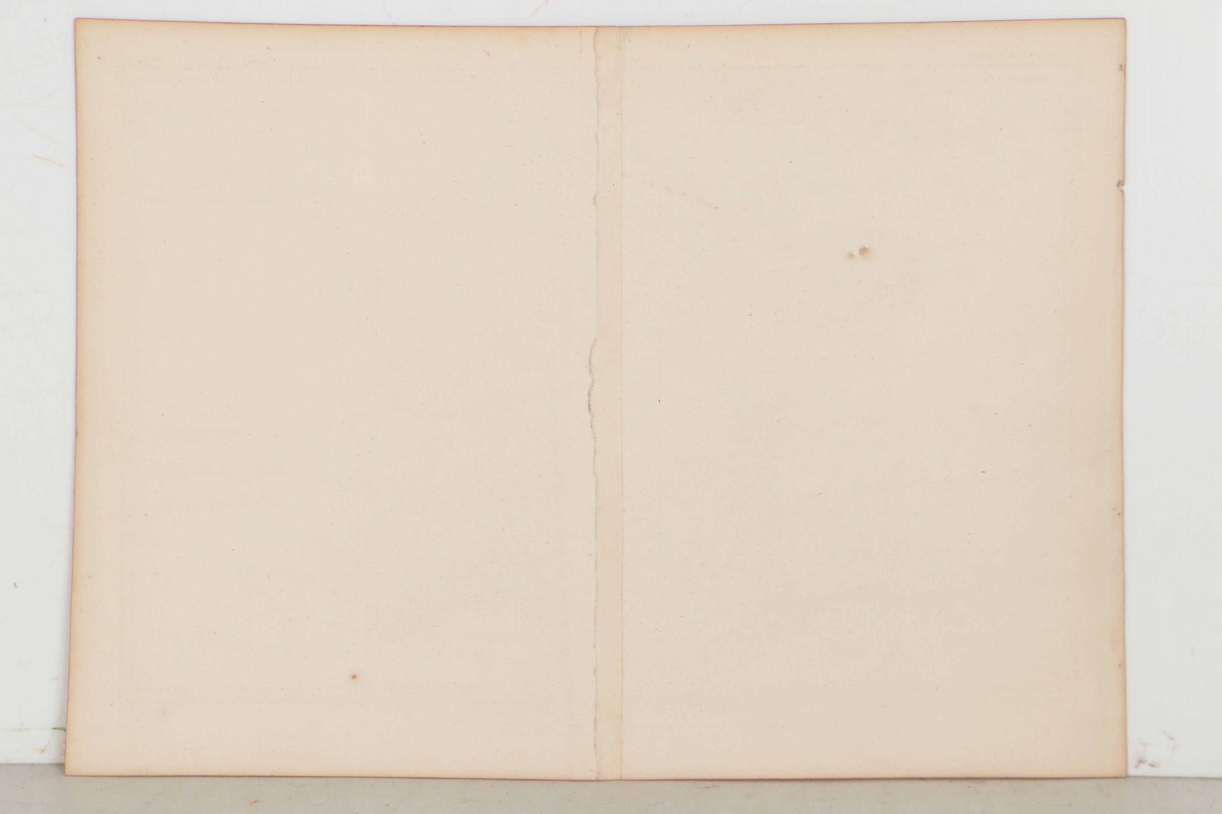 Rigobert Bonne Engraving Map of France, 1780