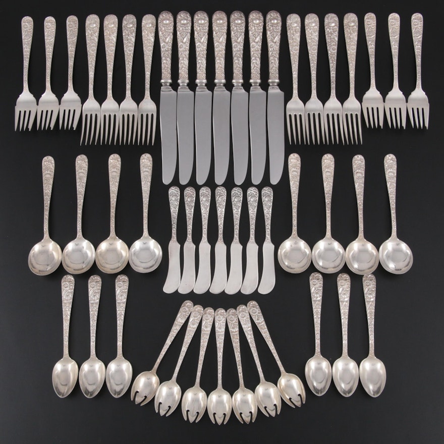 S. Kirk & Son "Repousse" Sterling Silver Flatware