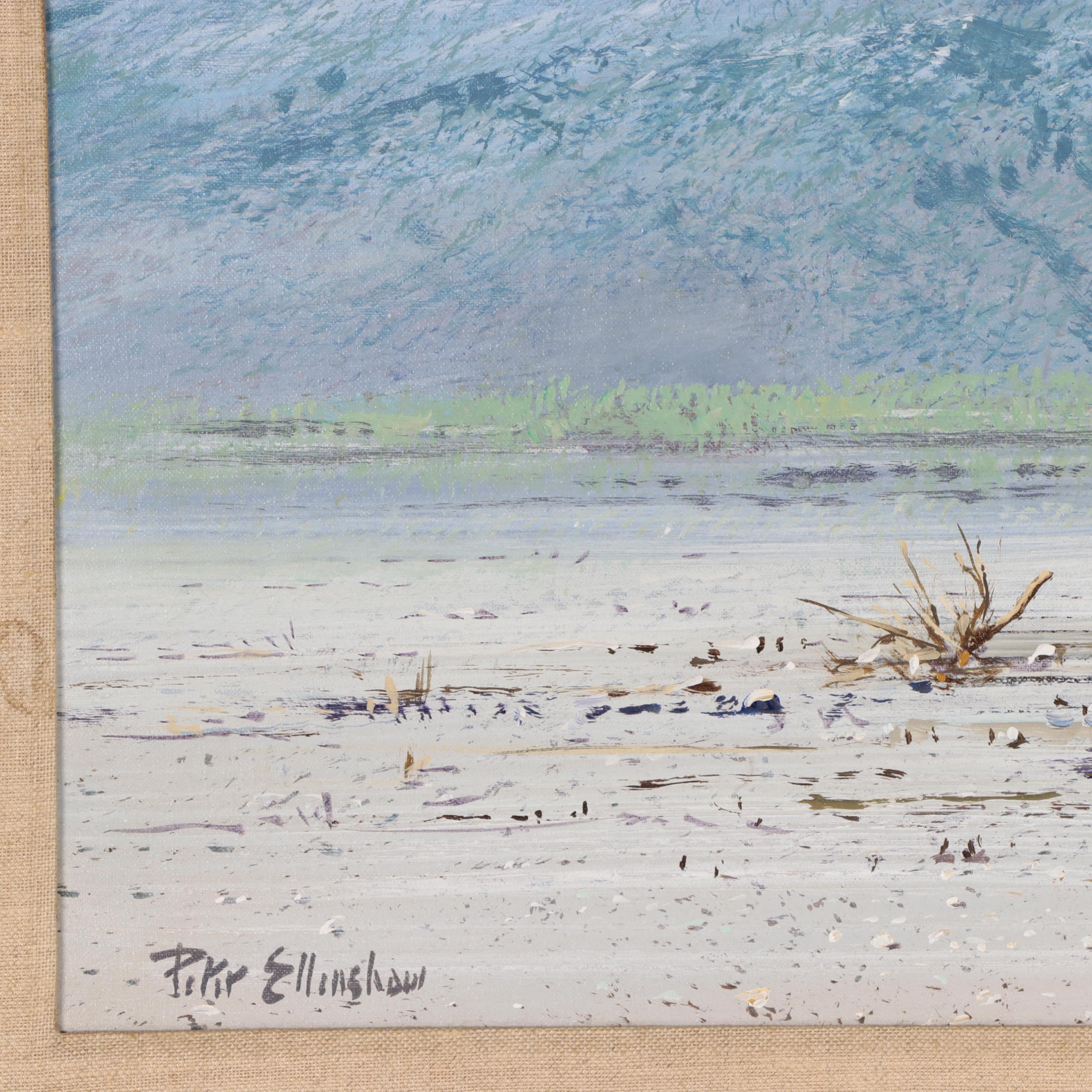 Peter Ellenshaw Large-Scale Landscape Oil Painting, Late 20th Century