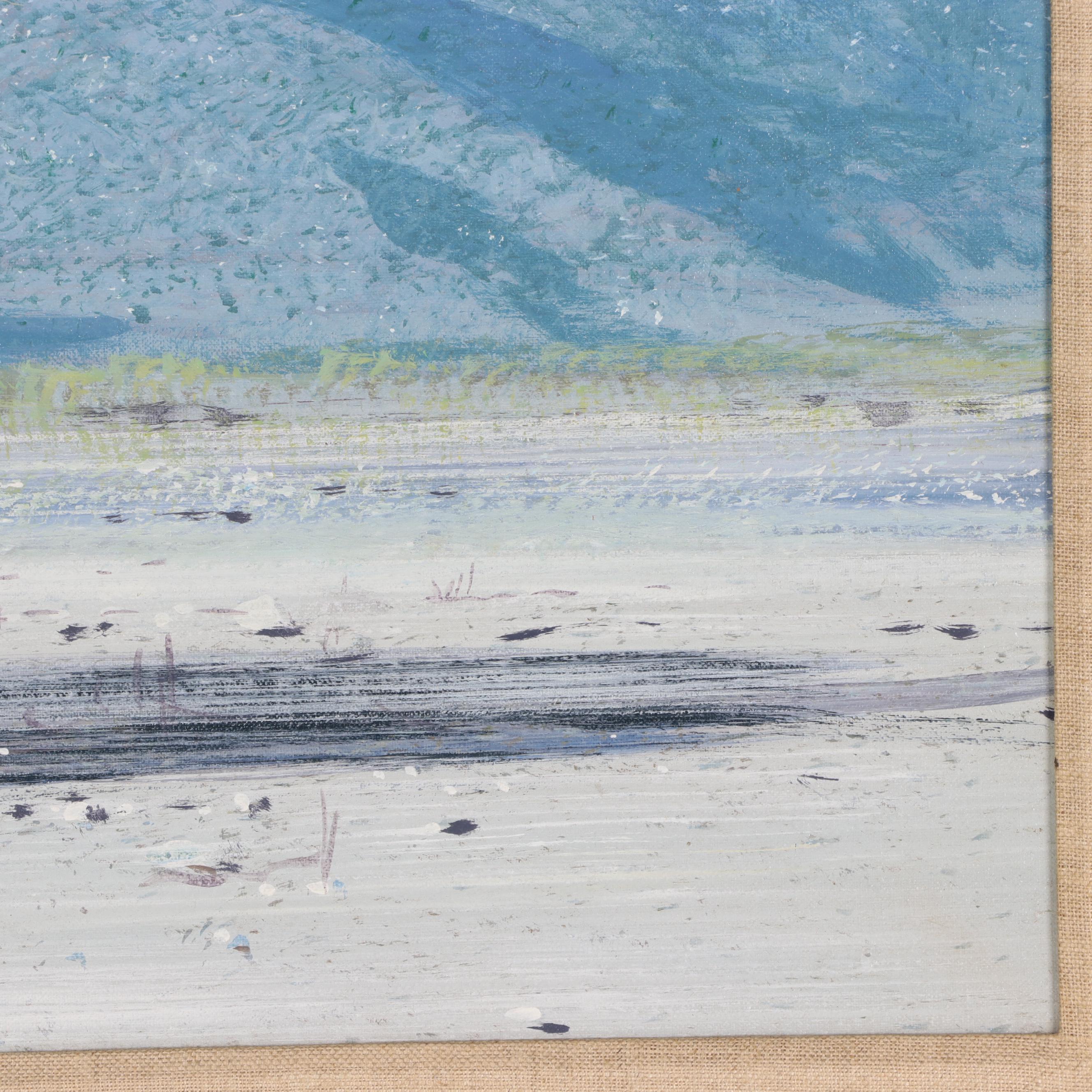 Peter Ellenshaw Large-Scale Landscape Oil Painting, Late 20th Century