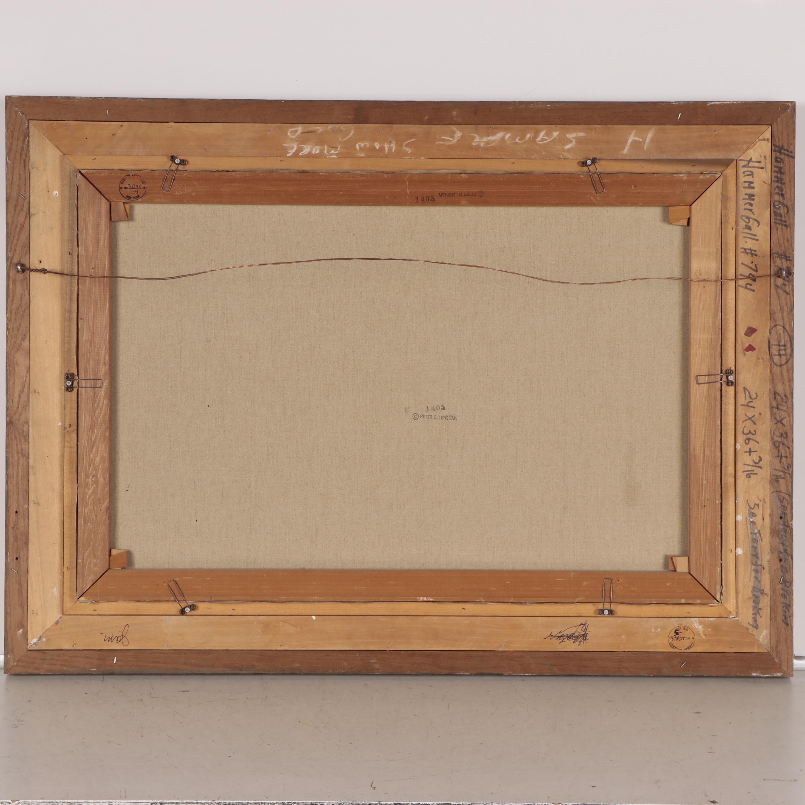 Peter Ellenshaw Large-Scale Landscape Oil Painting, Late 20th Century