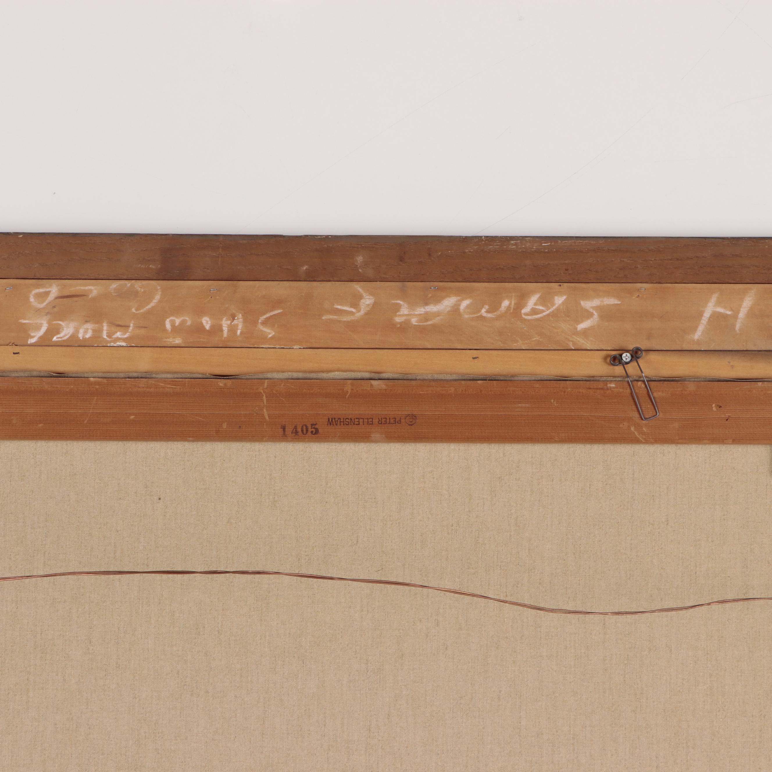 Peter Ellenshaw Large-Scale Landscape Oil Painting, Late 20th Century