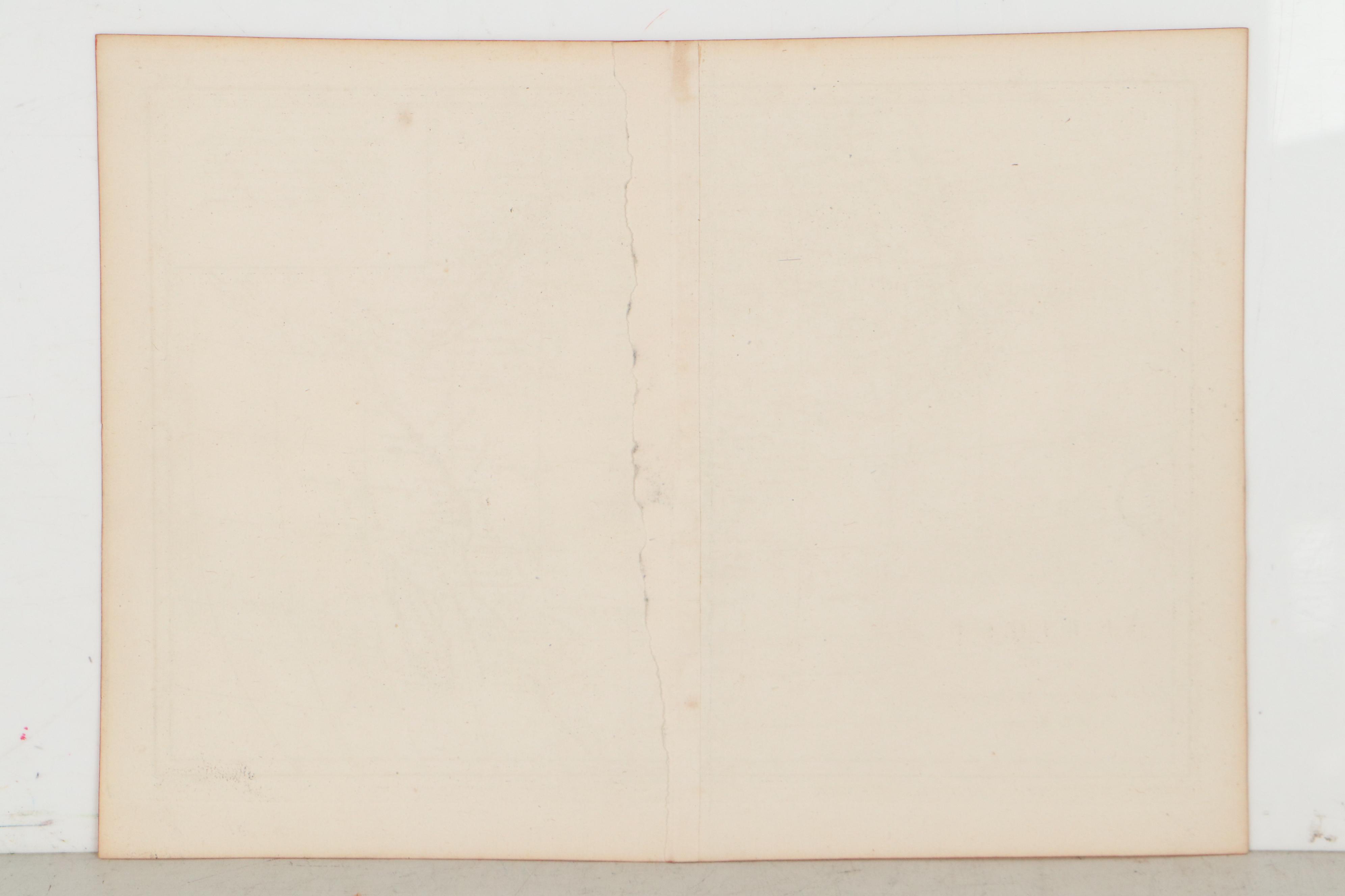 Rigobert Bonne Engraving Map of Africa, 1780