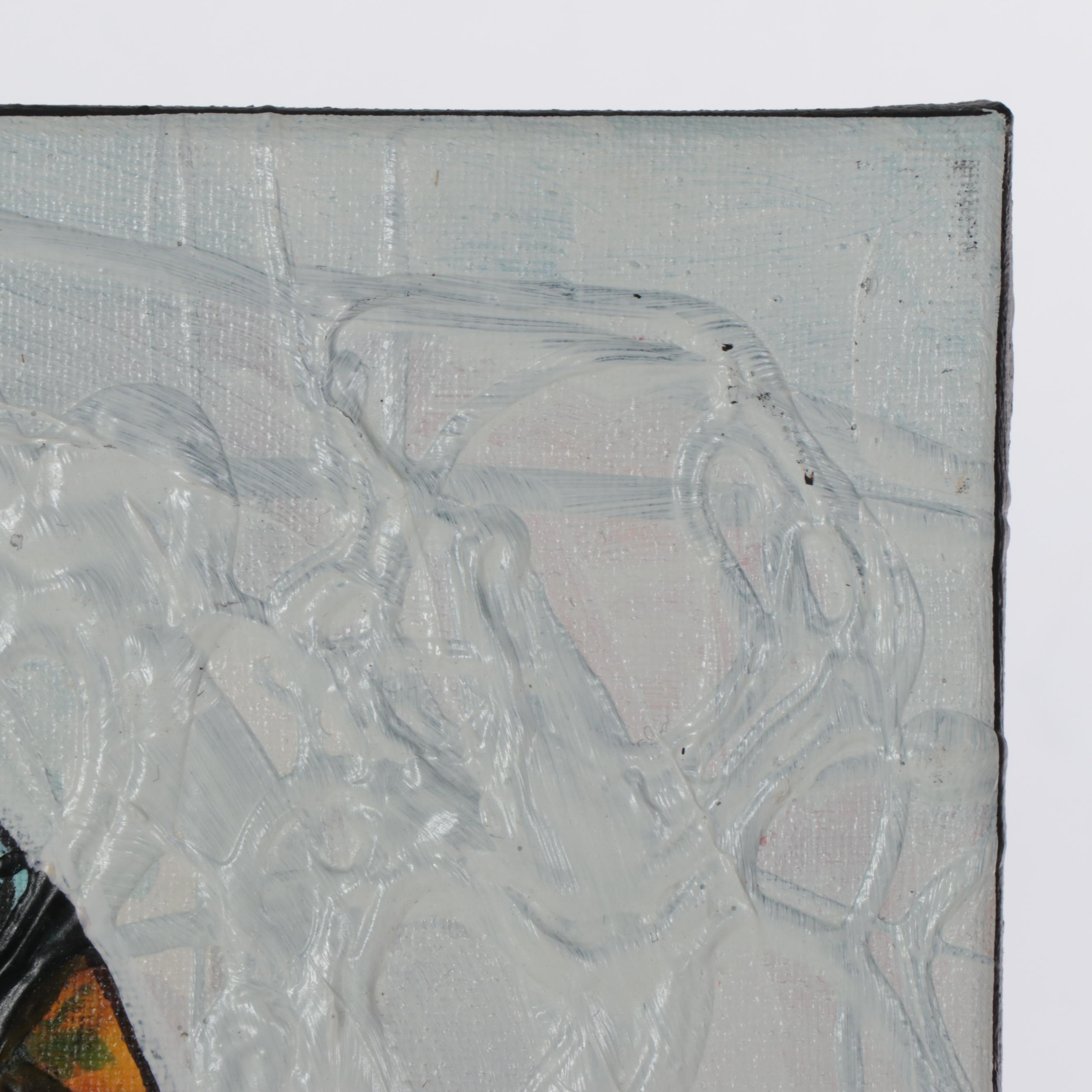 Abiola Idowu Mixed Media Painting "Love is Everything," 2021