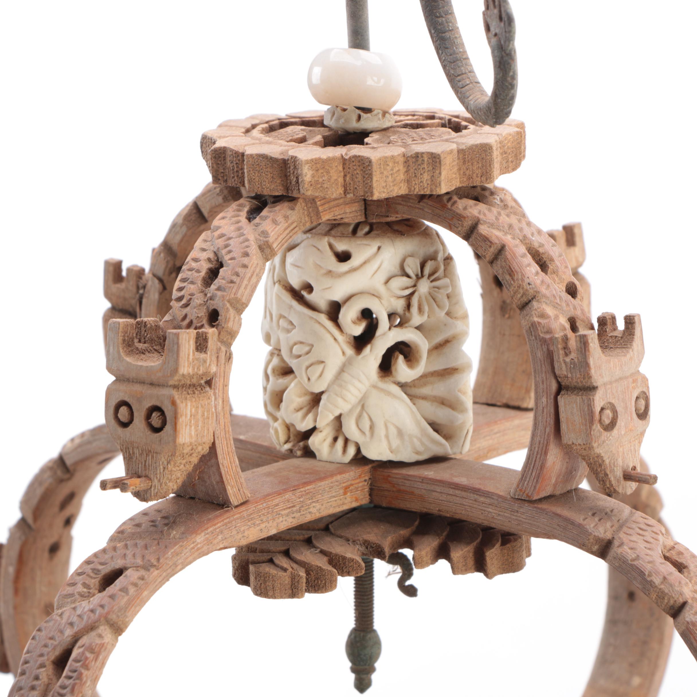 Chinese Woven Bamboo Bird Cage