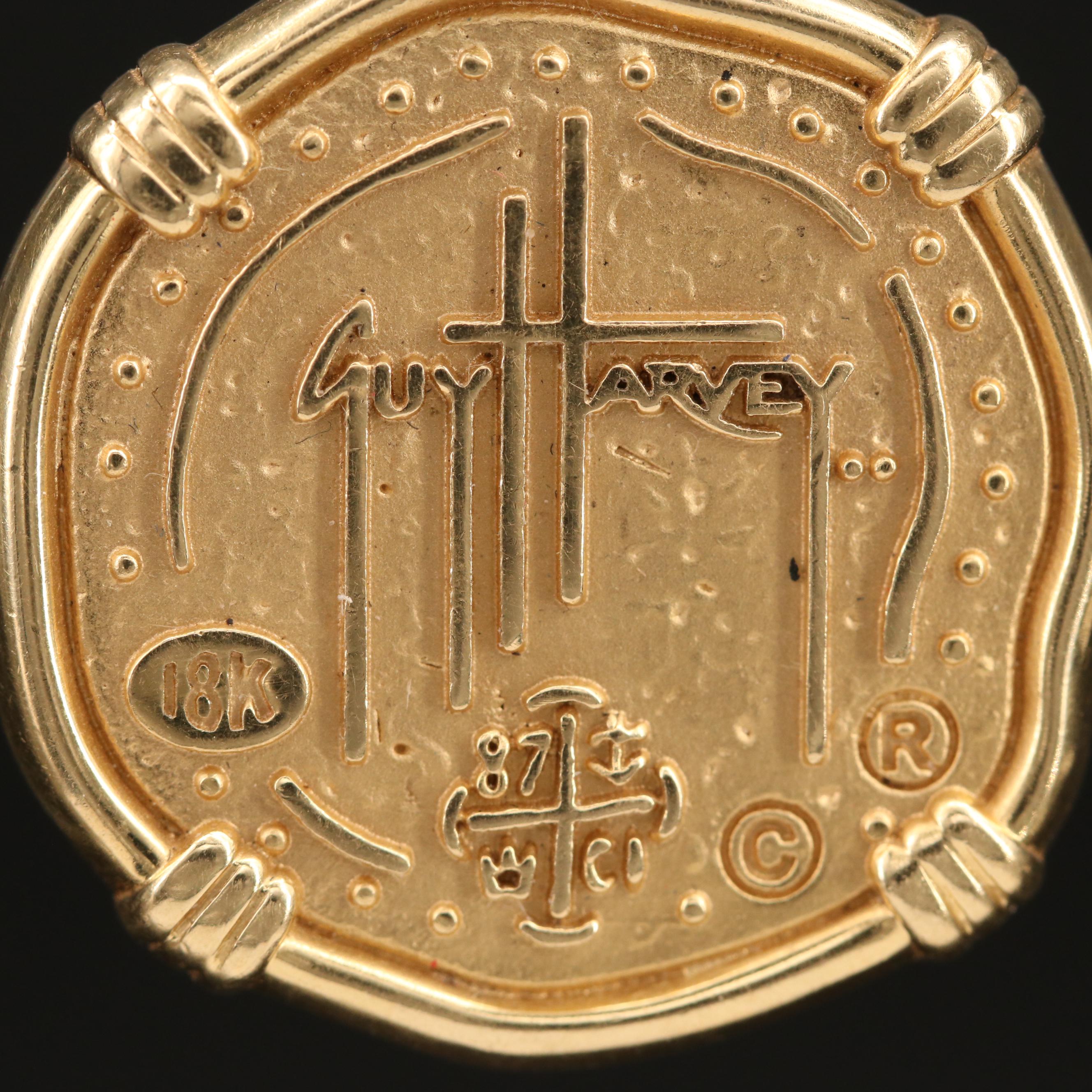 Guy Harvey 18K 0.56 CTW Diamond Blue Marlin Pendant