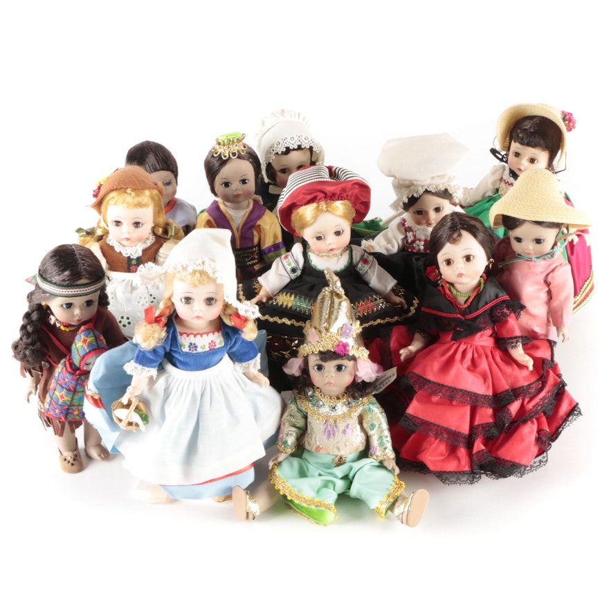 Madame Alexander "Friends from Foreign Lands" and "Storyland" Dolls with Boxes