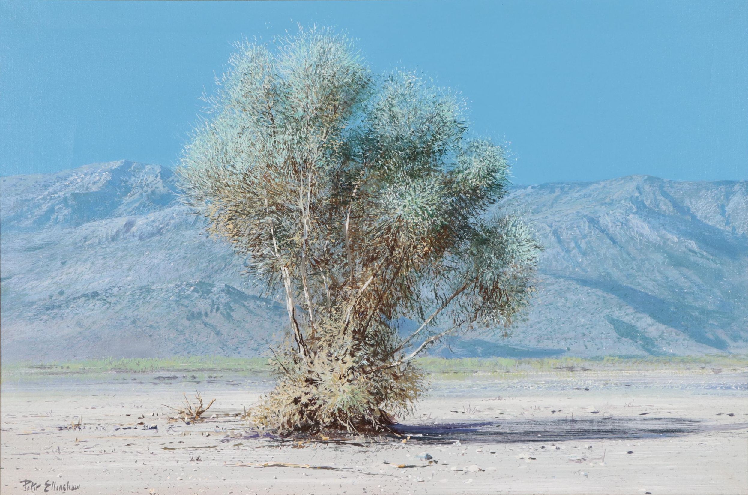 Peter Ellenshaw Large-Scale Landscape Oil Painting, Late 20th Century