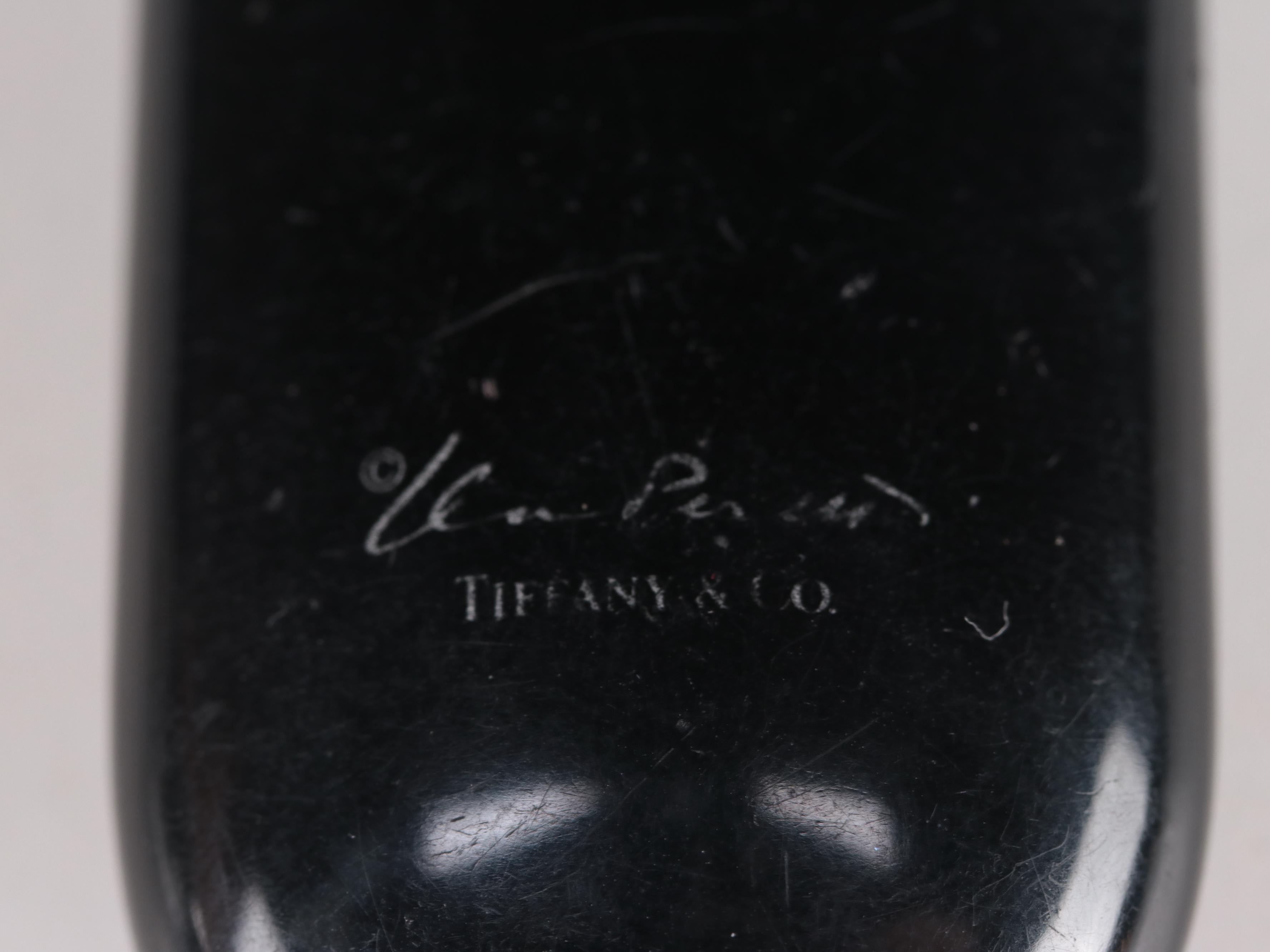 Elsa Peretti for Tiffany & Co. Black Lacquer "Bean" Lighter