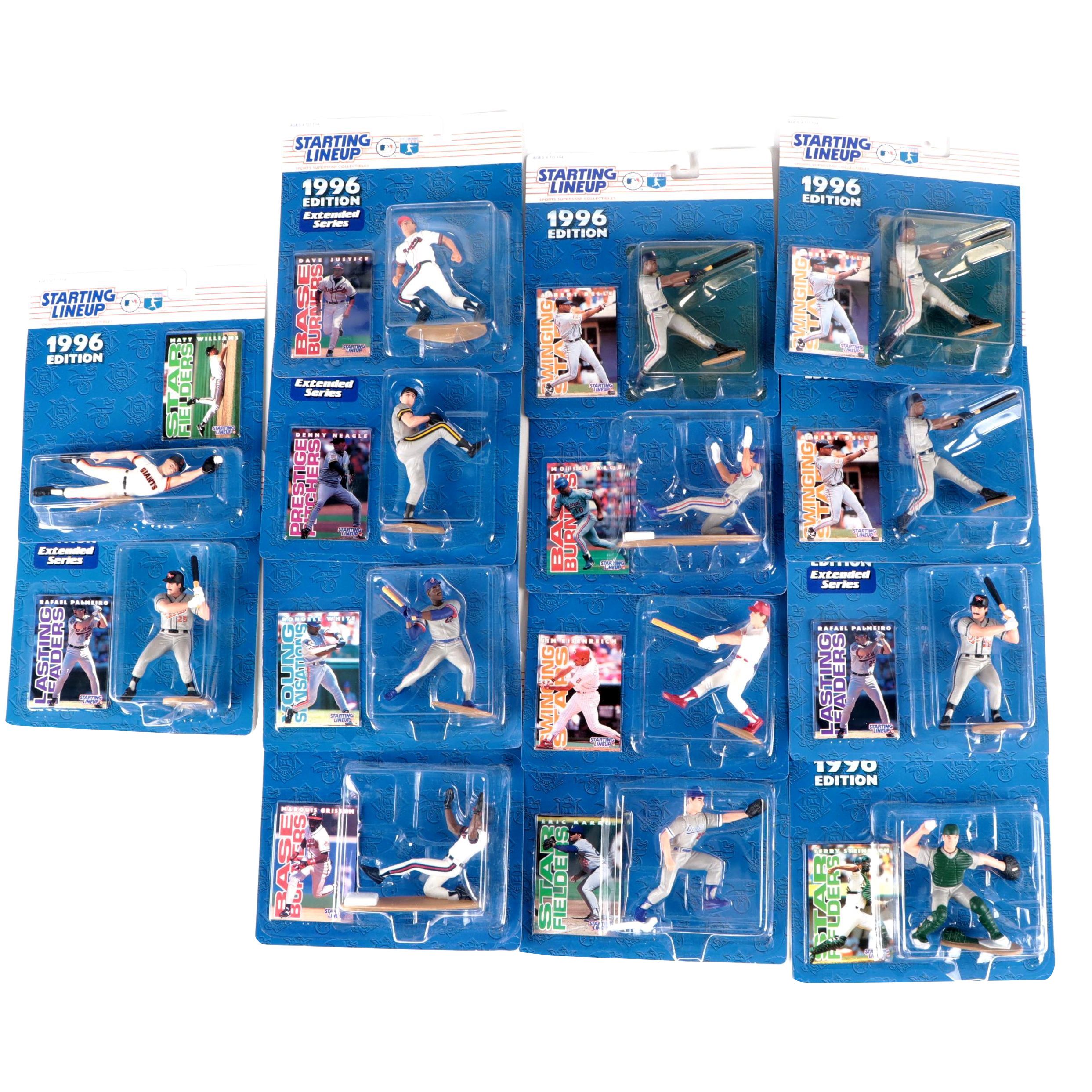 Kenner 1996 MLB Starting Lineup Figures with Albert Belle and Rafael Palmeiro