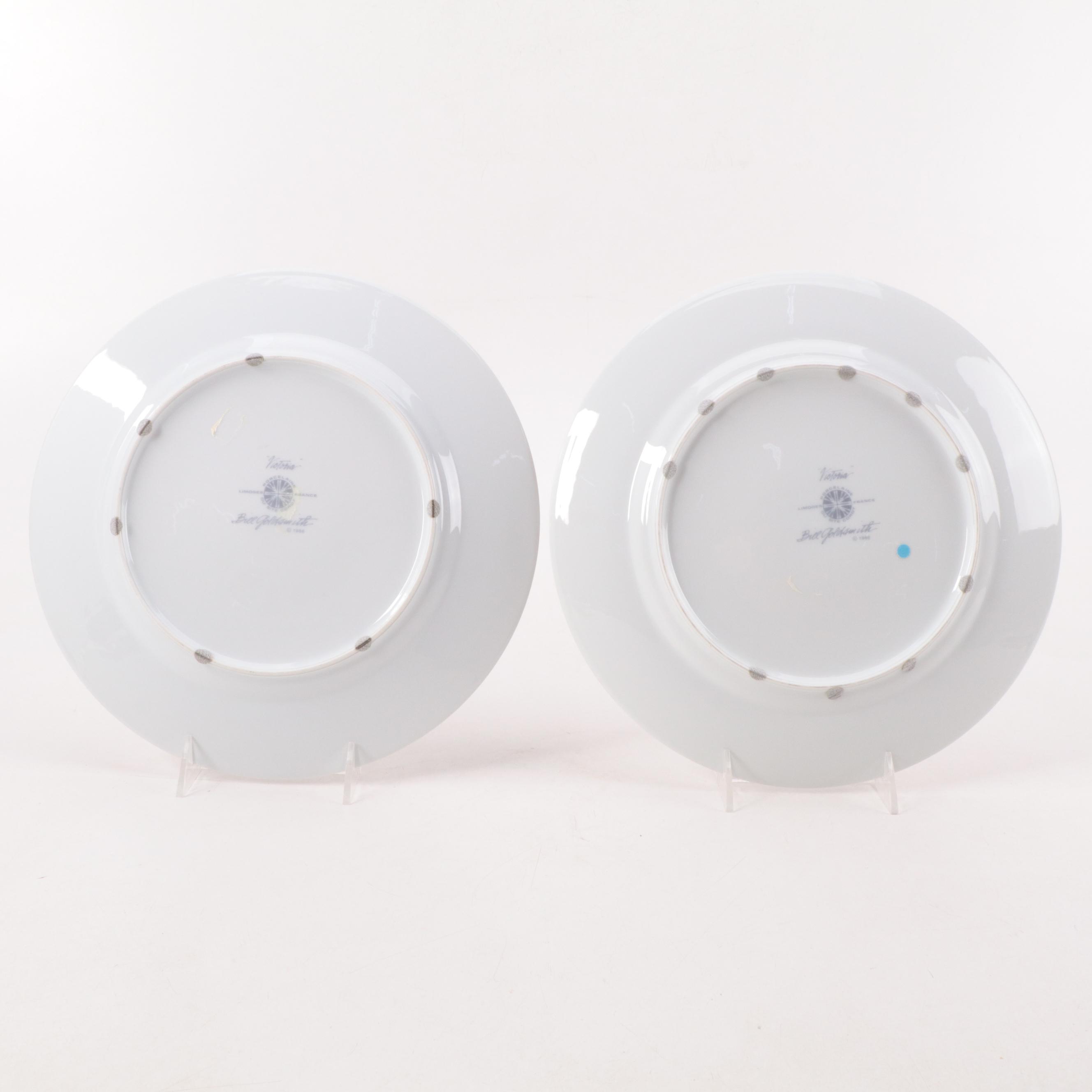 Bill Goldsmith "Victoria" Limoges Porcelain Dinnerware and Tea Service