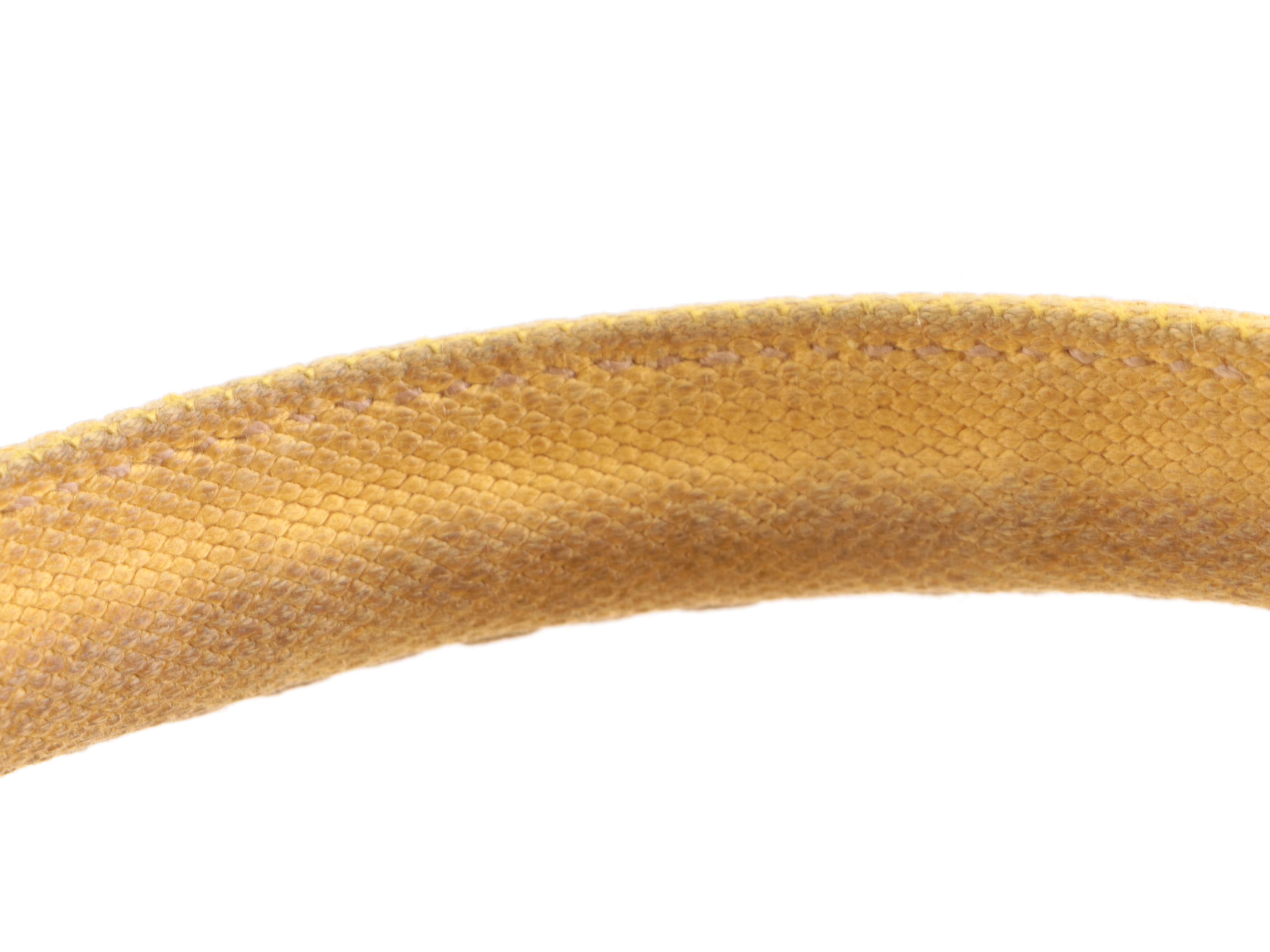 Prada Small Canapa Logo Tote Bag in Yellow Canvas