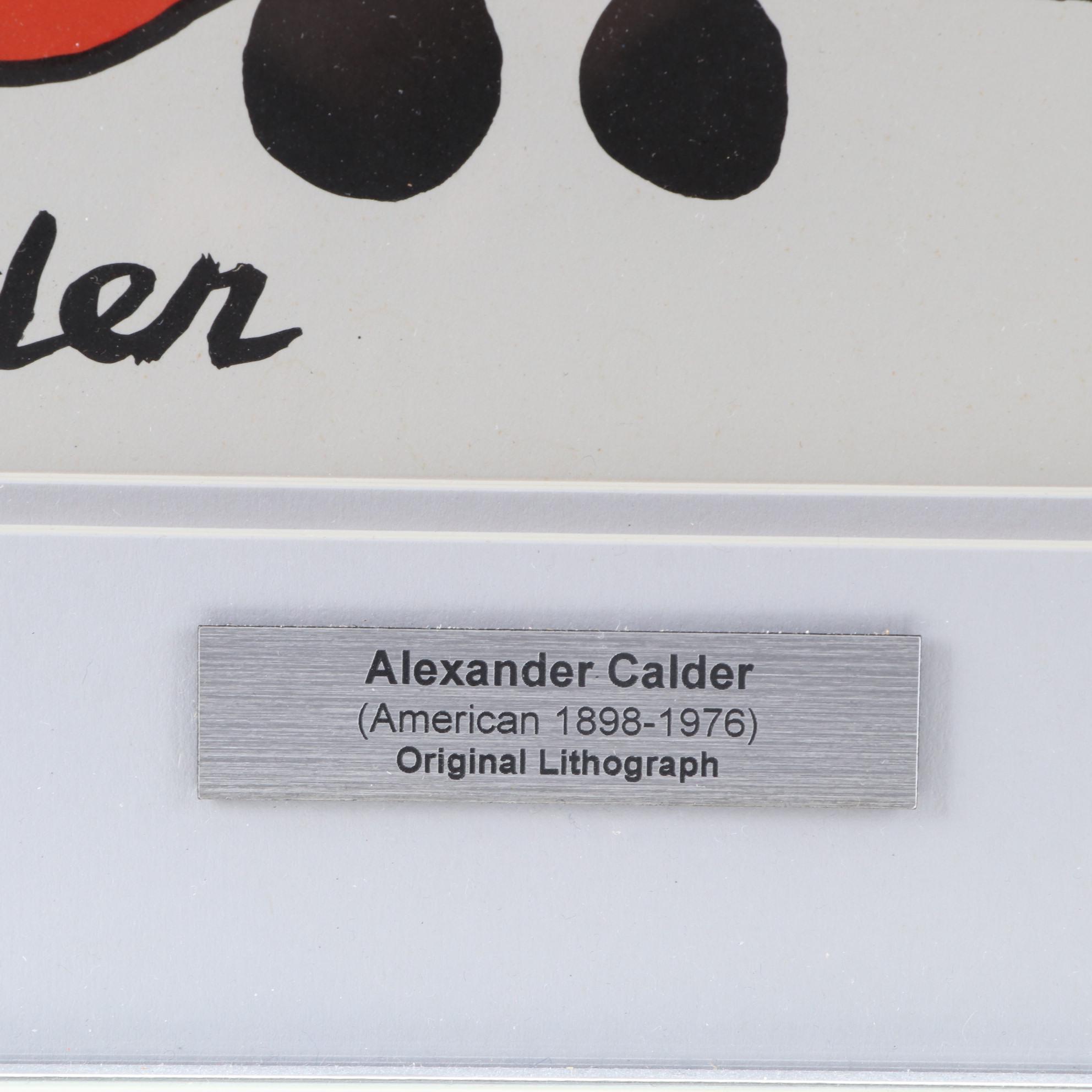 Alexander Calder Cover Lithograph for "Derrière le Miroir," 1968