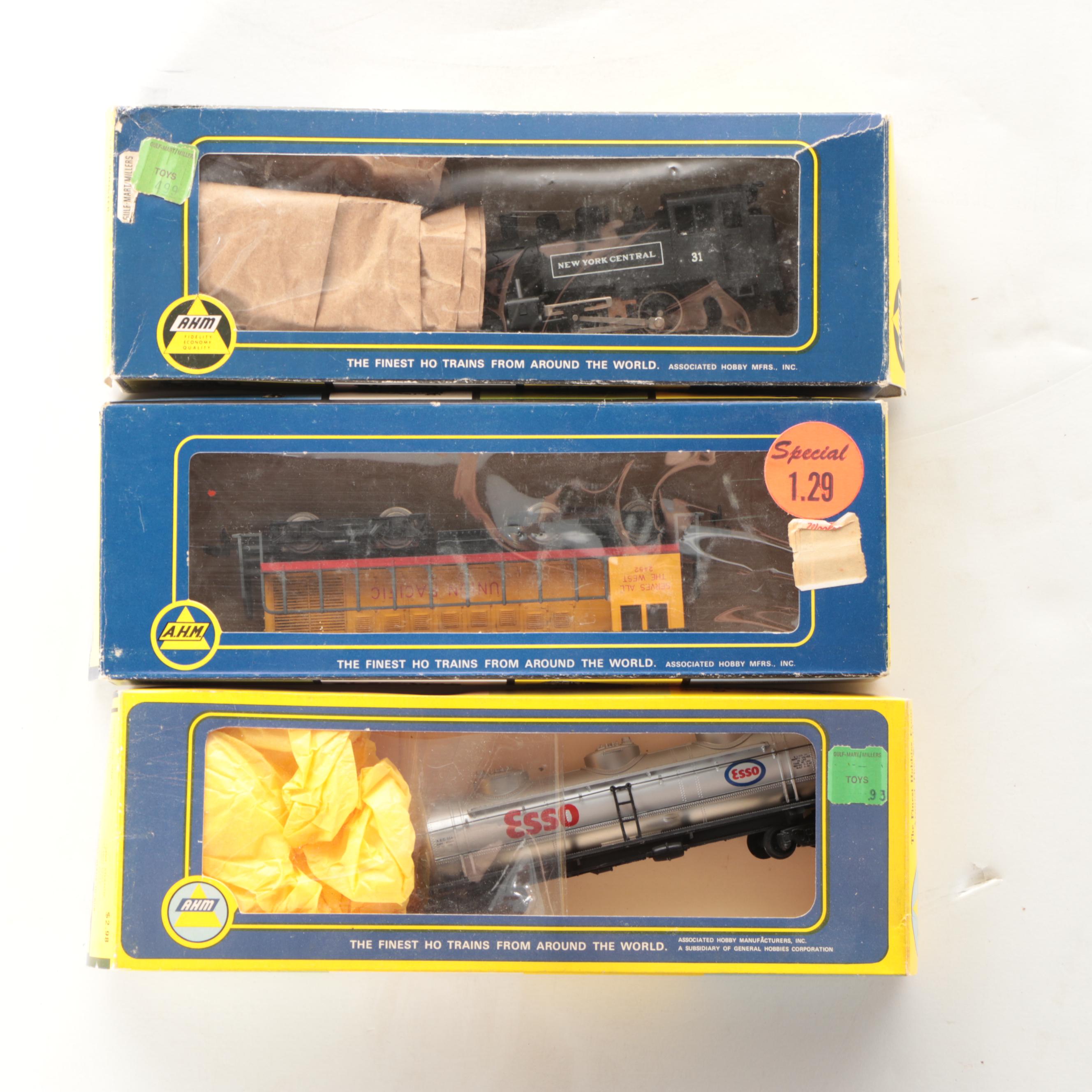 Ahm, Tyco HO Scale Model Railroad Freight Trains, Locomotive