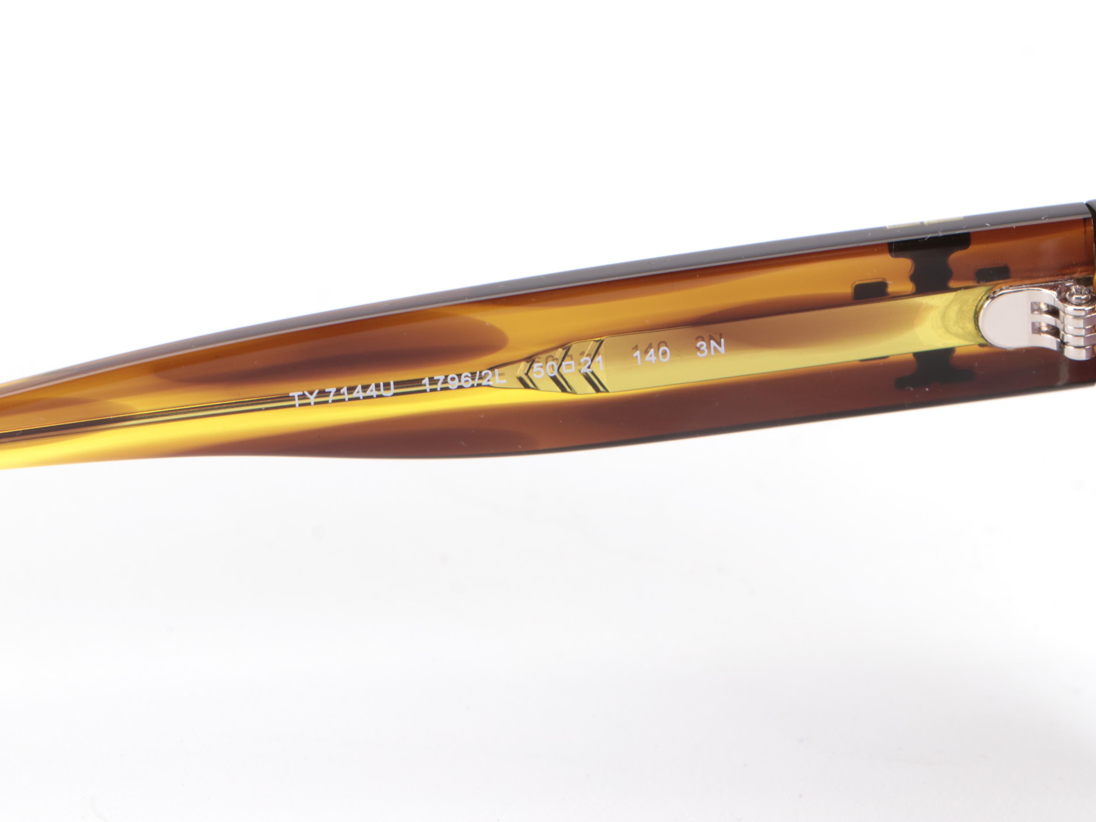 Tory Burch TY7144U Sunglasses in Multicolor with Gradient Lenses and Case