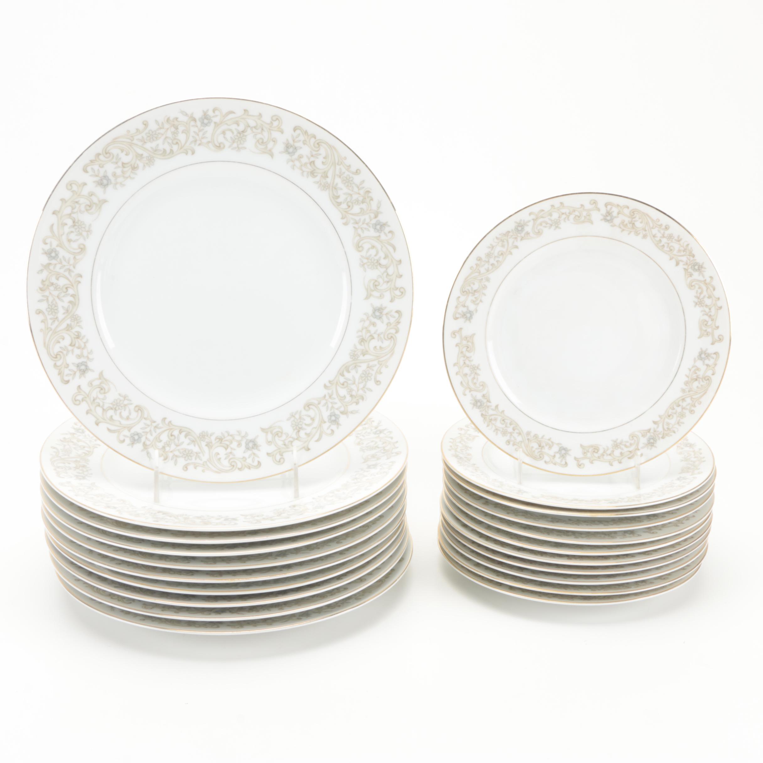 Amcrest of Japan "Florence" Bone China Dinnerware, Mid to Late 20th Century