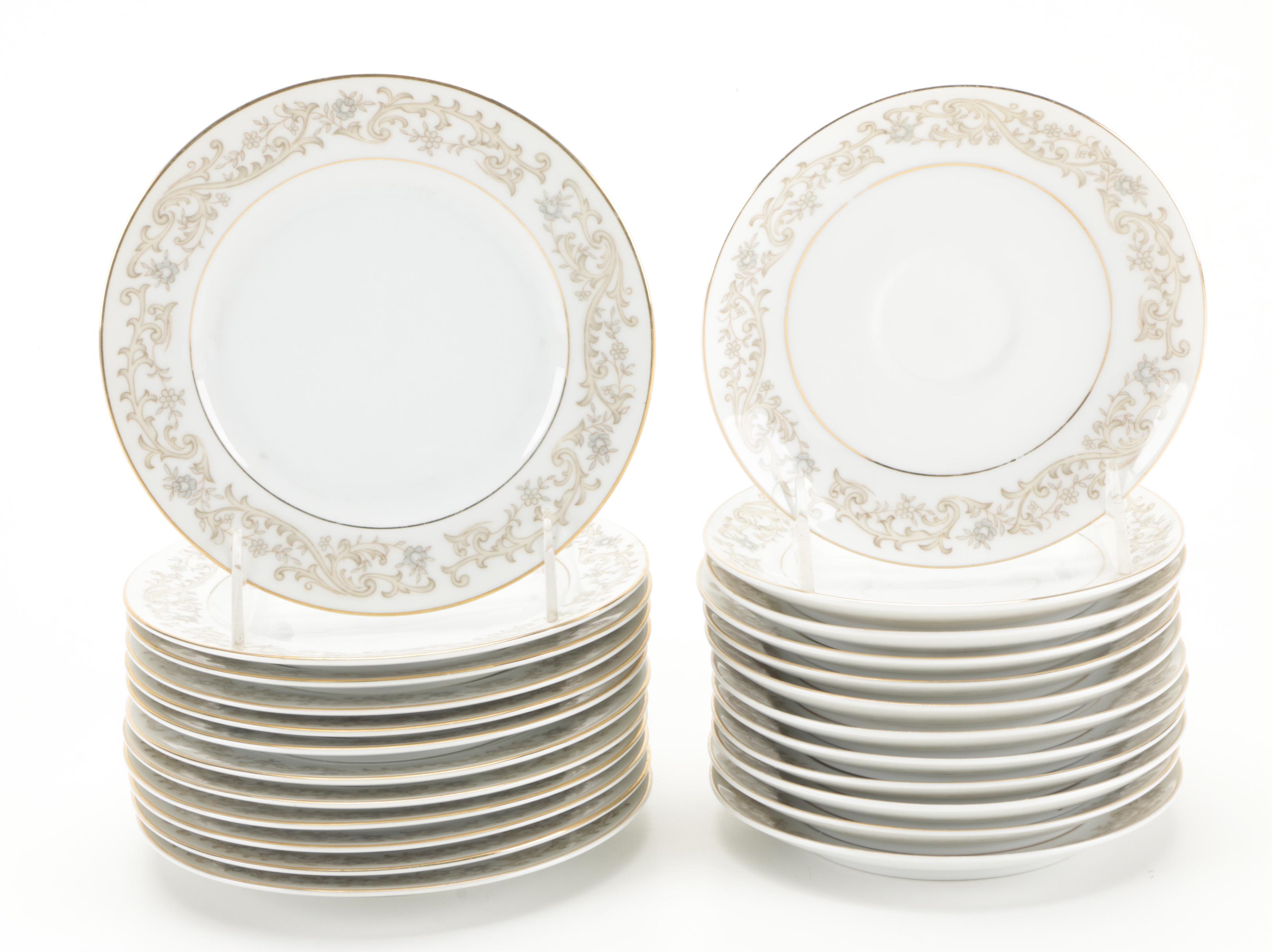 Amcrest of Japan "Florence" Bone China Dinnerware, Mid to Late 20th Century