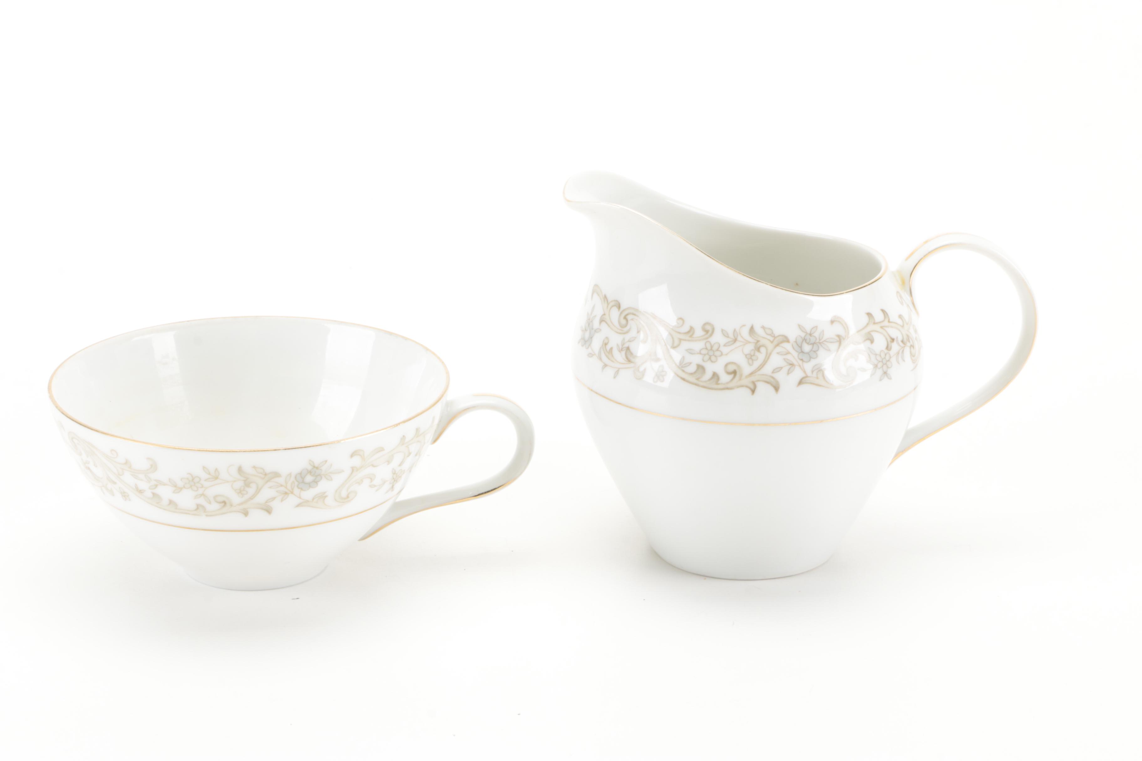 Amcrest of Japan "Florence" Bone China Dinnerware, Mid to Late 20th Century