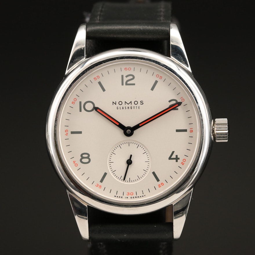 German Nomos Glashütte Club Wristwatch