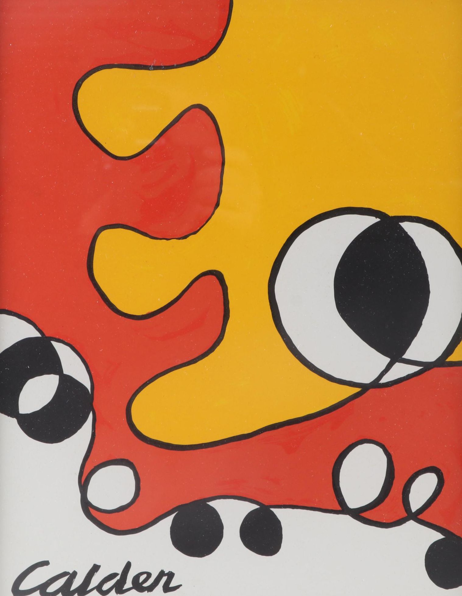 Alexander Calder Cover Lithograph for "Derrière le Miroir," 1968